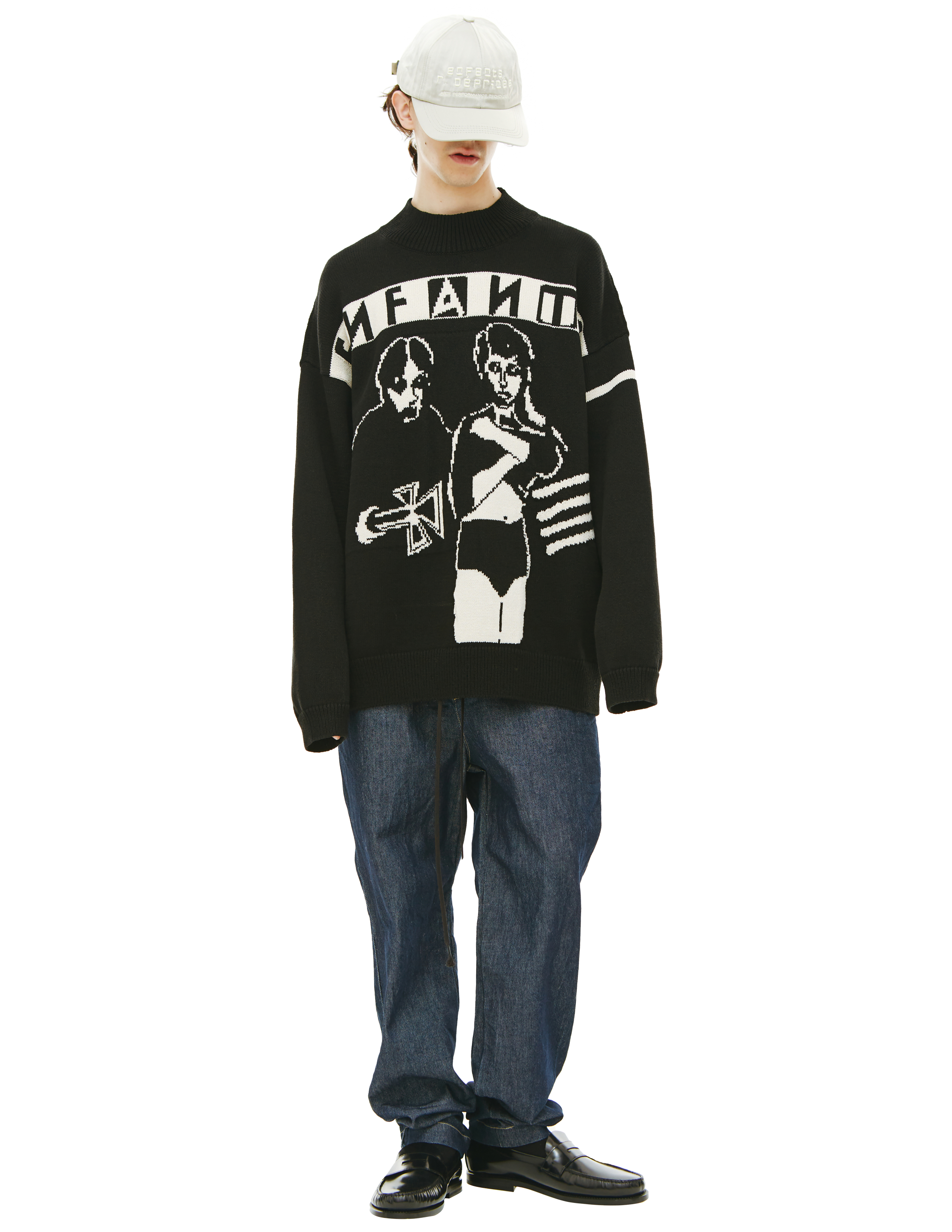 Оверсайз свитер Goth Couple Enfants Riches Deprimes 080/159, размер XL;L 080/159 - фото 1