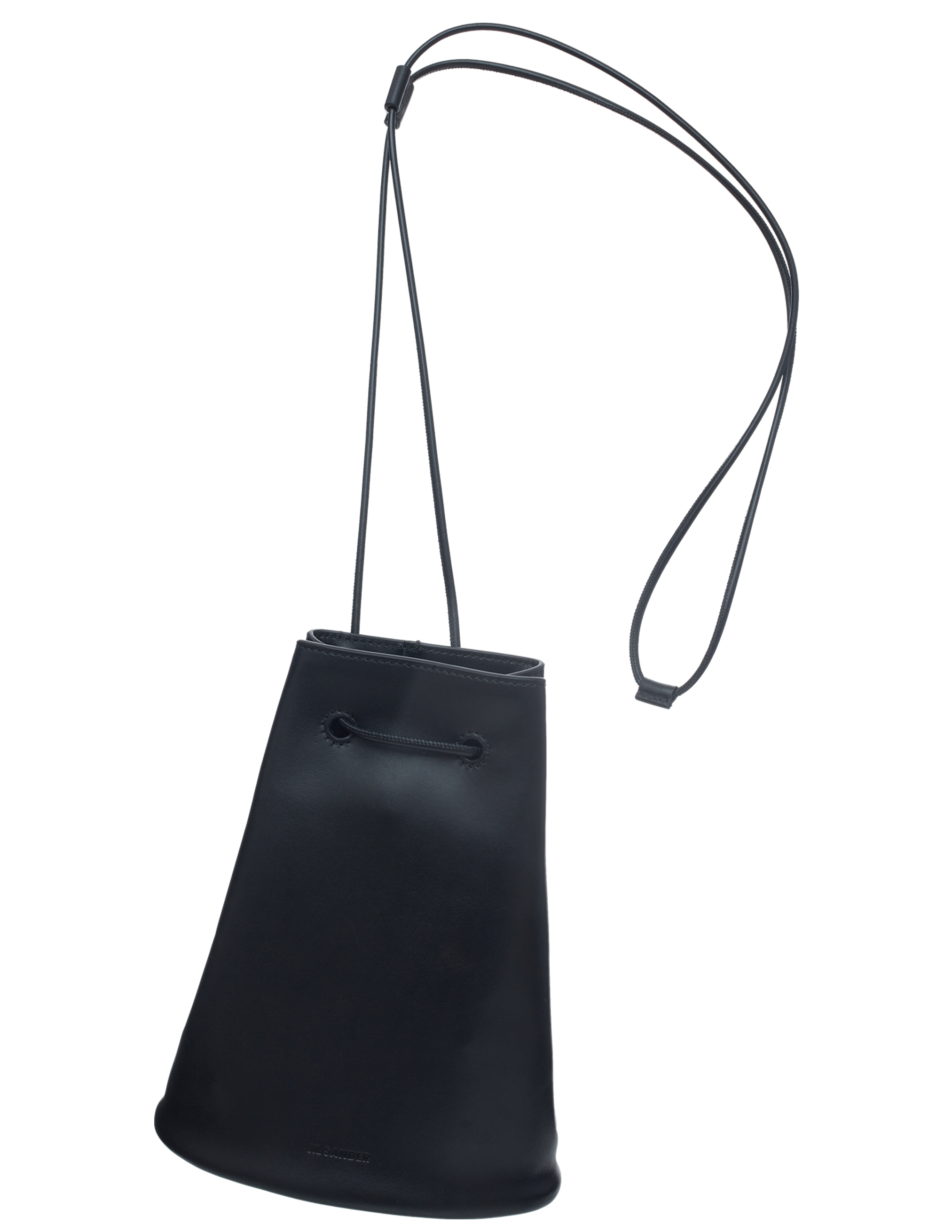 Кожаная сумка-ведро с завязками Jil Sander J25WG0009/P5995/001, размер One Size