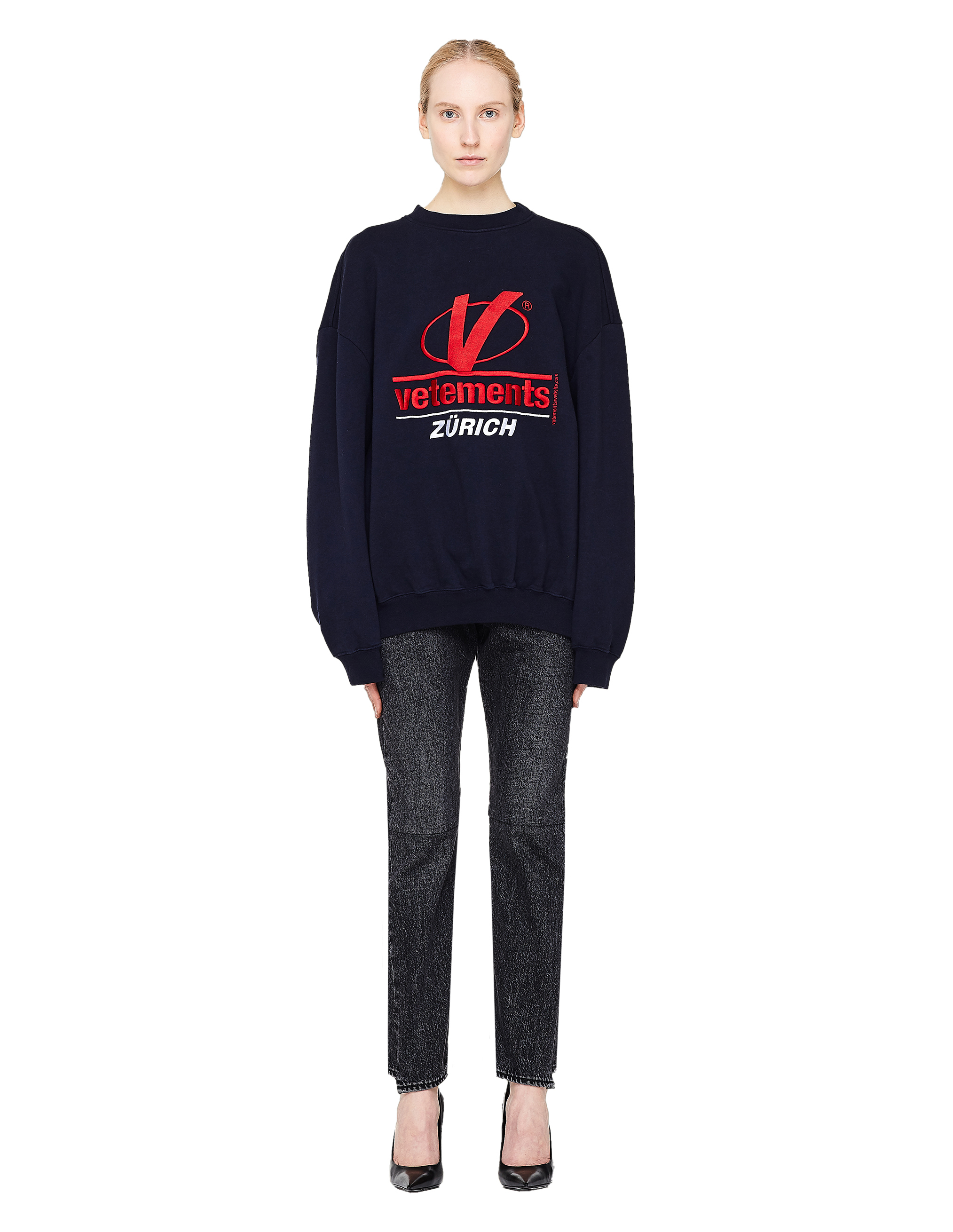 Mss18hk1 vetements. Синий свитшот vetements. Vetements Zurich Hoodie. Синее худи vetements.