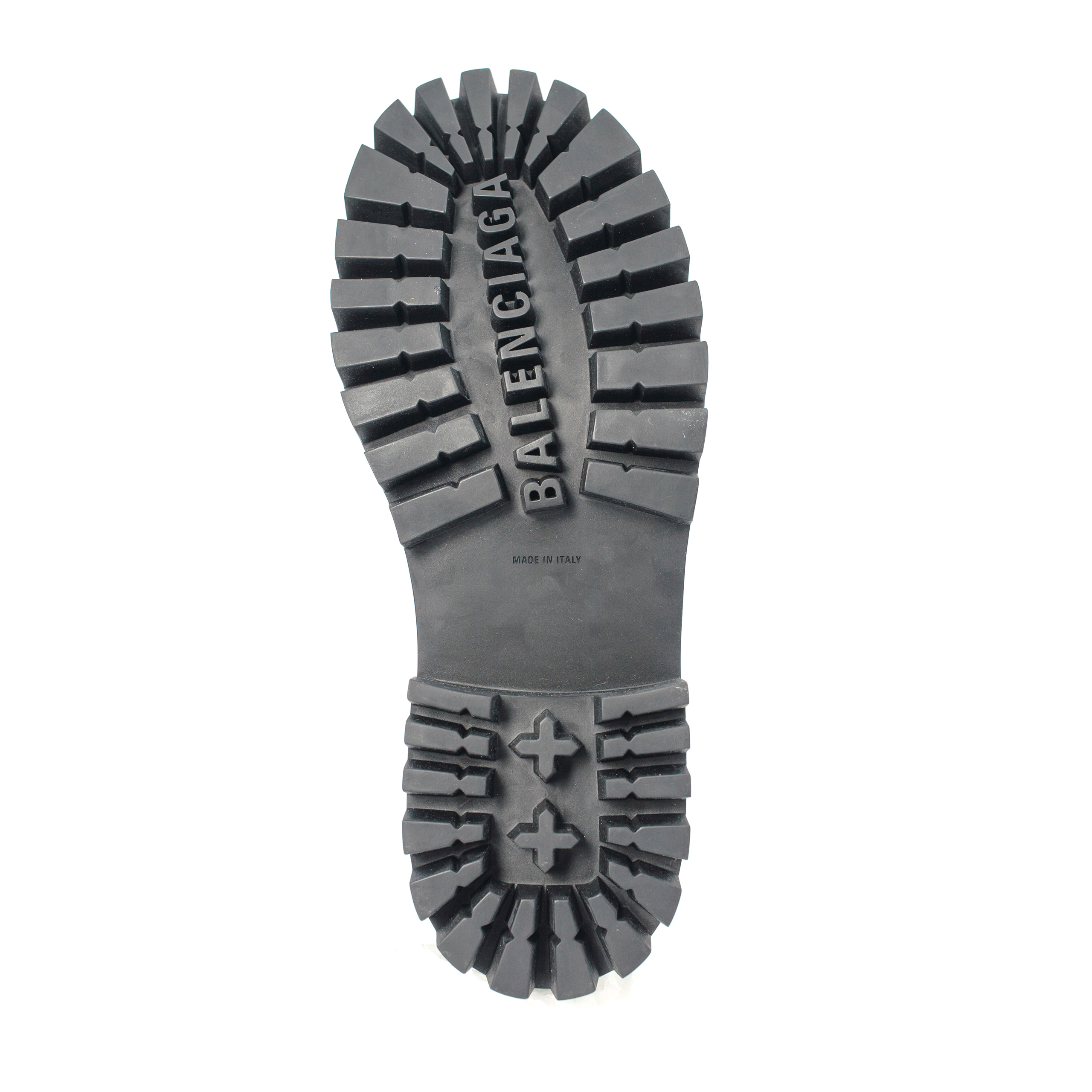 Кожаные ботинки Strike с белыми шнурками Balenciaga 590974/WA964/1070, размер 41 590974/WA964/1070 - фото 5