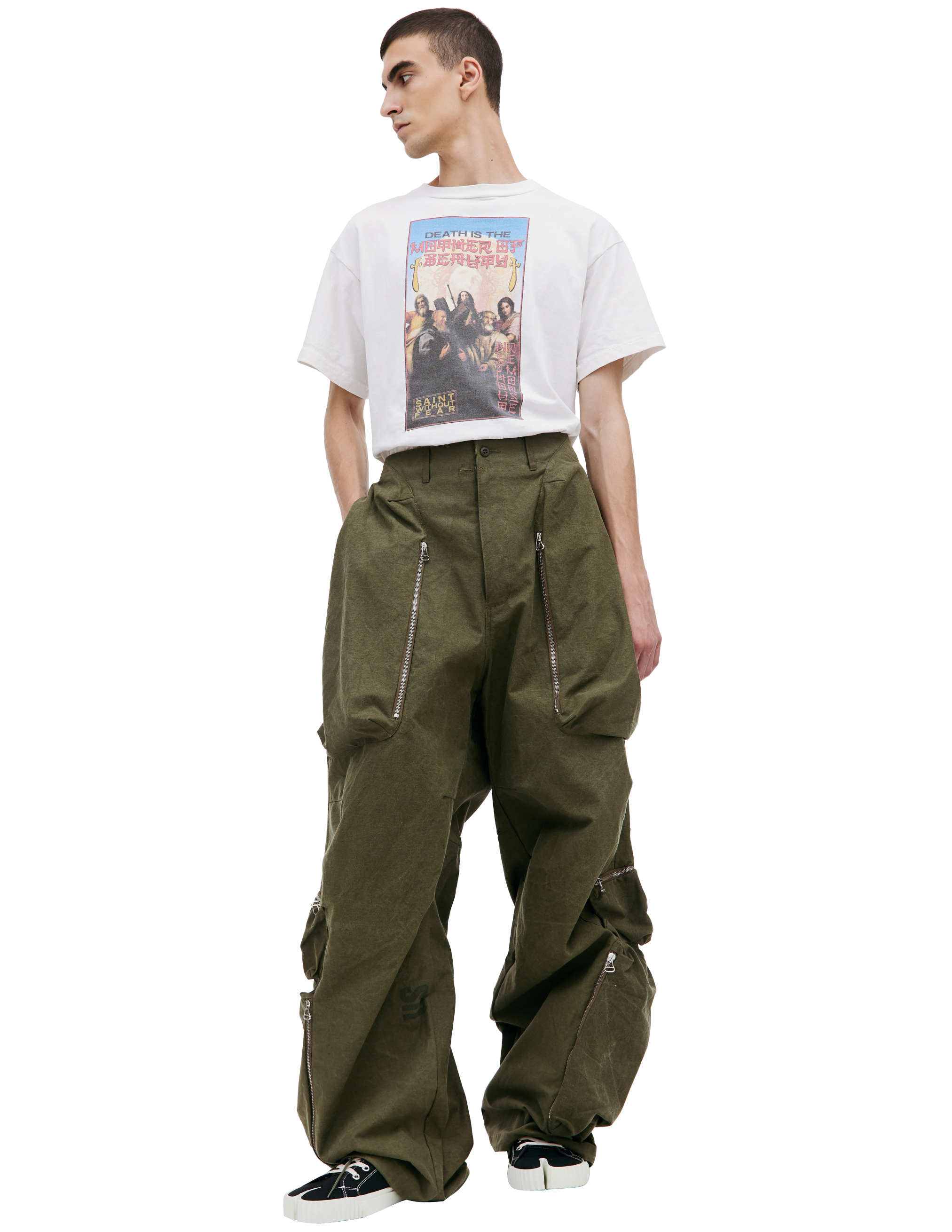 Широкие брюки-карго Readymade RE-CO-KH-00-00-238, размер 4 - фото 1