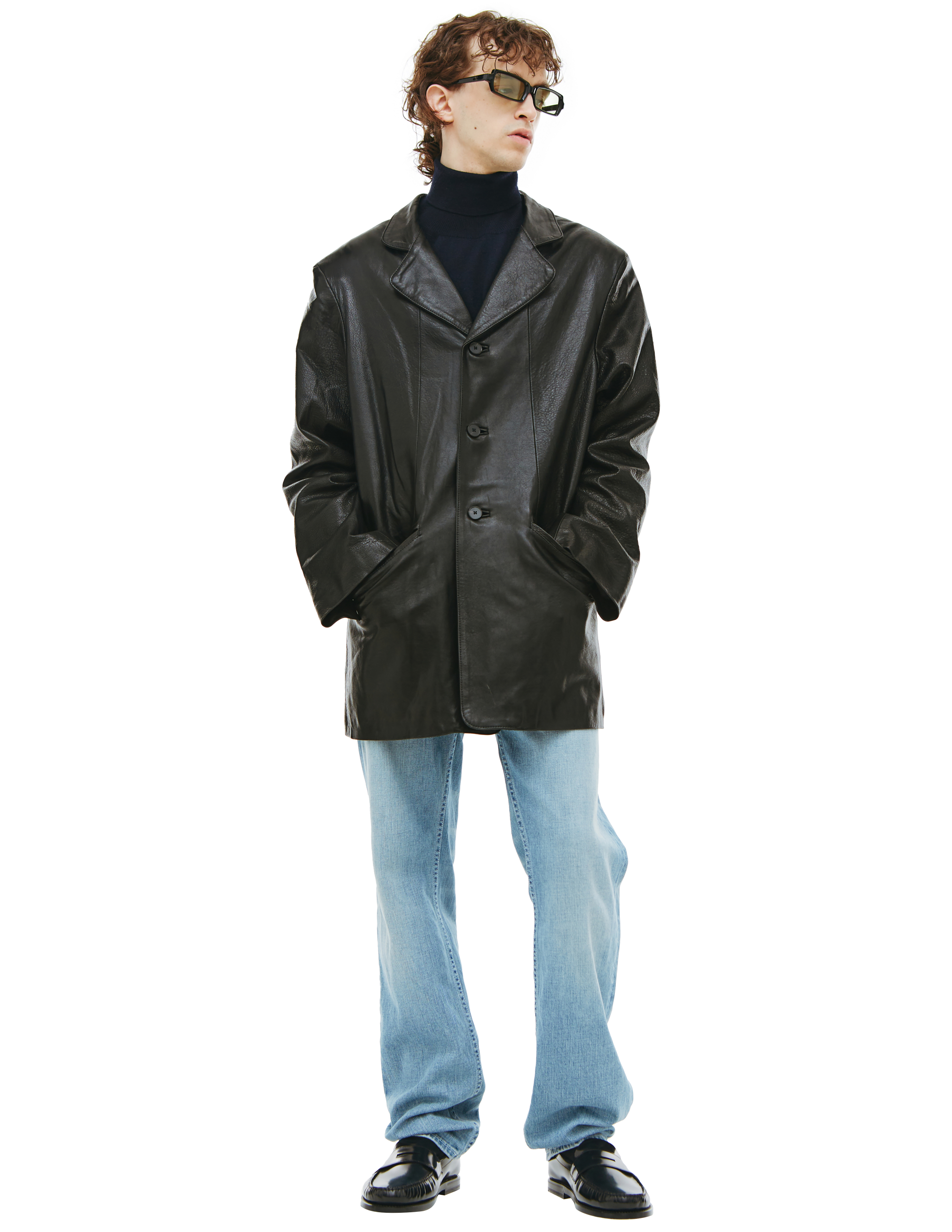 Кожаный пиджак Nikita Enfants Riches Deprimes 030/095, размер XL