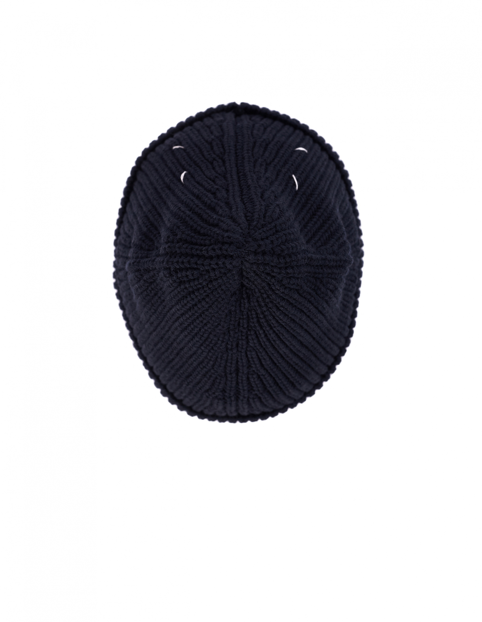 Синяя шапка в рубчик Maison Margiela S50TC0051/S17791/511F, размер M;L S50TC0051/S17791/511F - фото 4