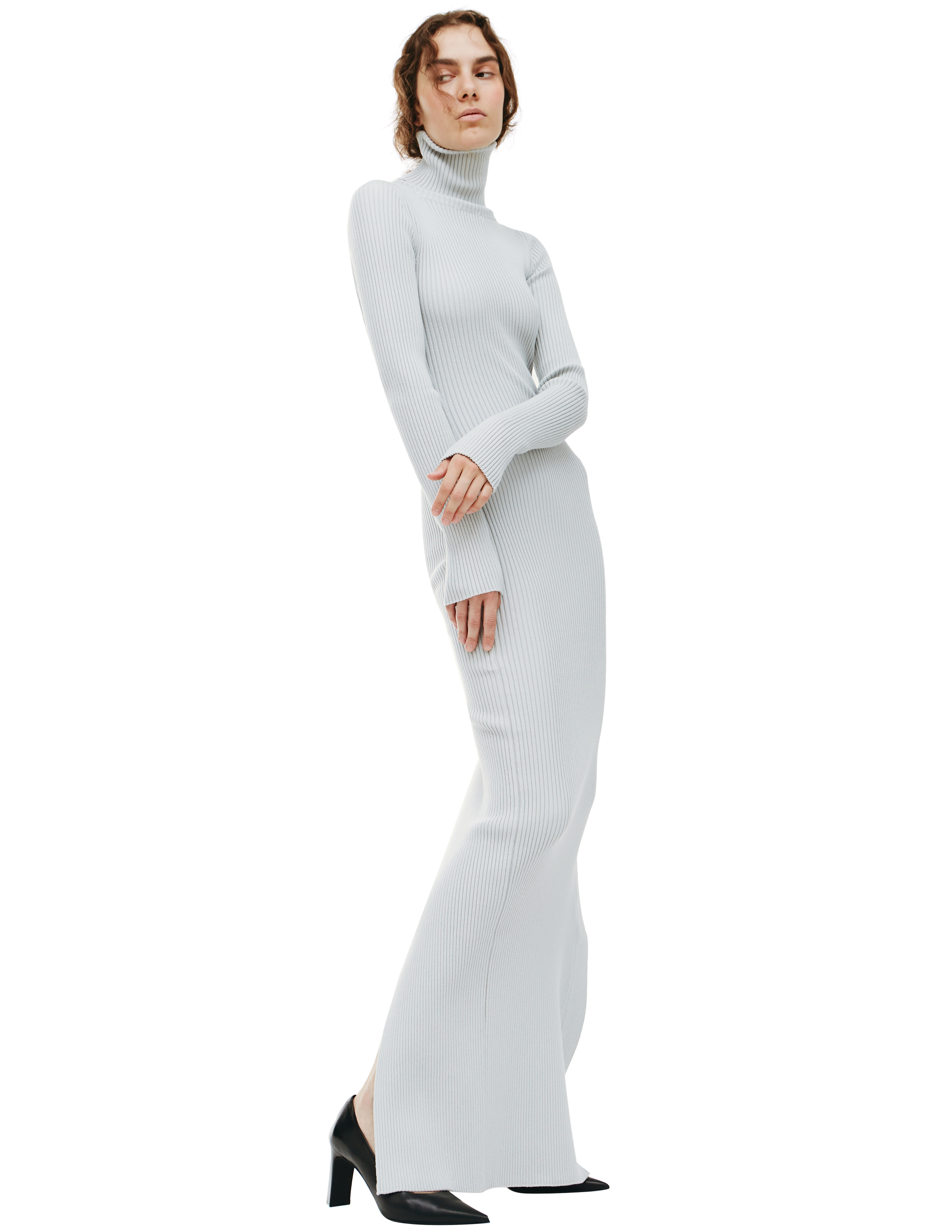 Длинное платье с боковым разрезом VETEMENTS WA53DR150G/2901, размер M;XS