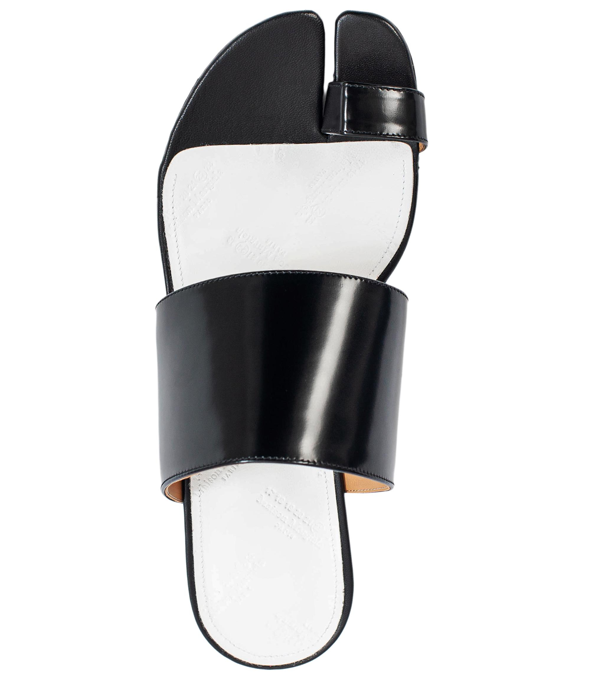 Черные кожаные босоножки Tabi Maison Margiela S58WP0234/PS679/T8013, размер 37;36 S58WP0234/PS679/T8013 - фото 2
