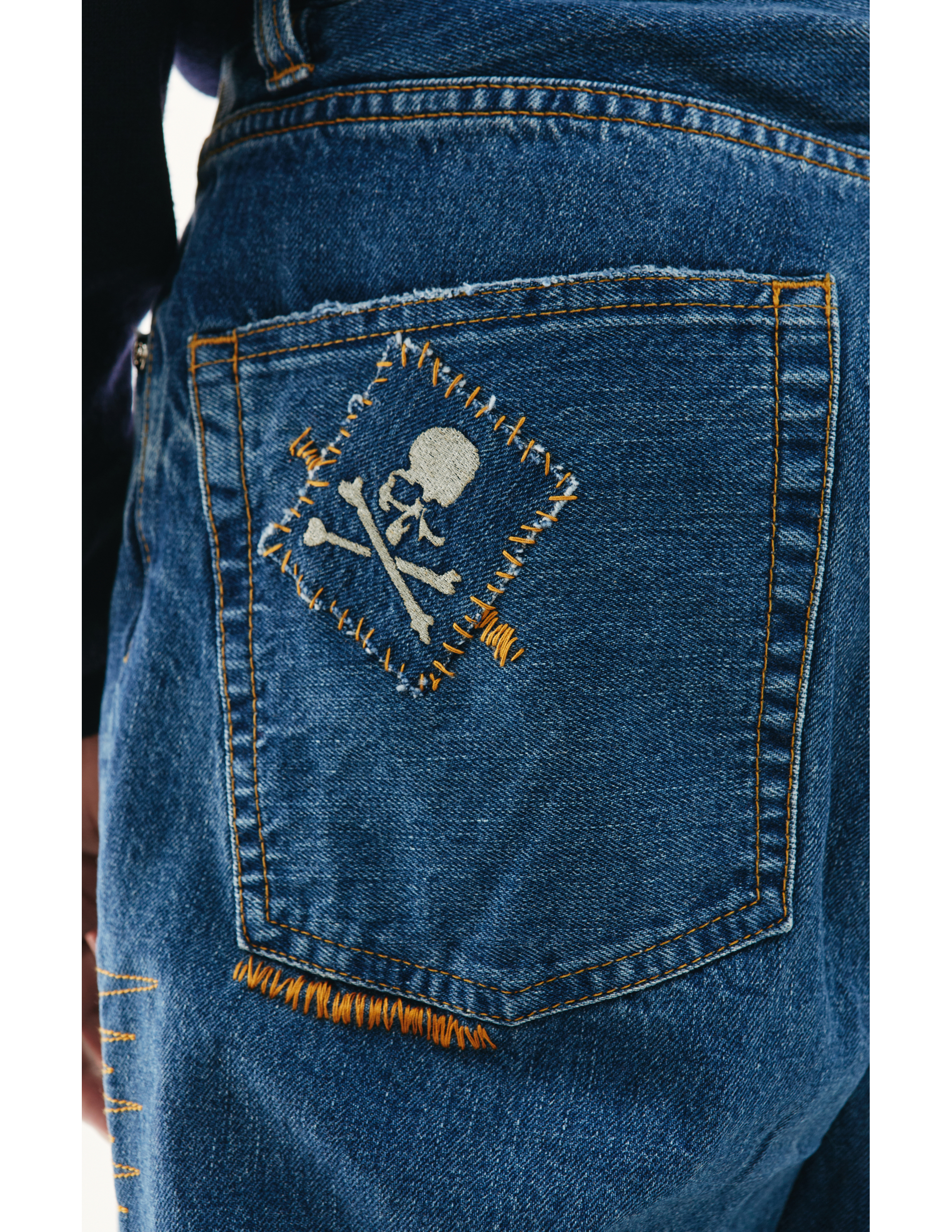 Прямые джинсы с молниями - Mastermind WORLD MJ22E09/PA019 Фото 6