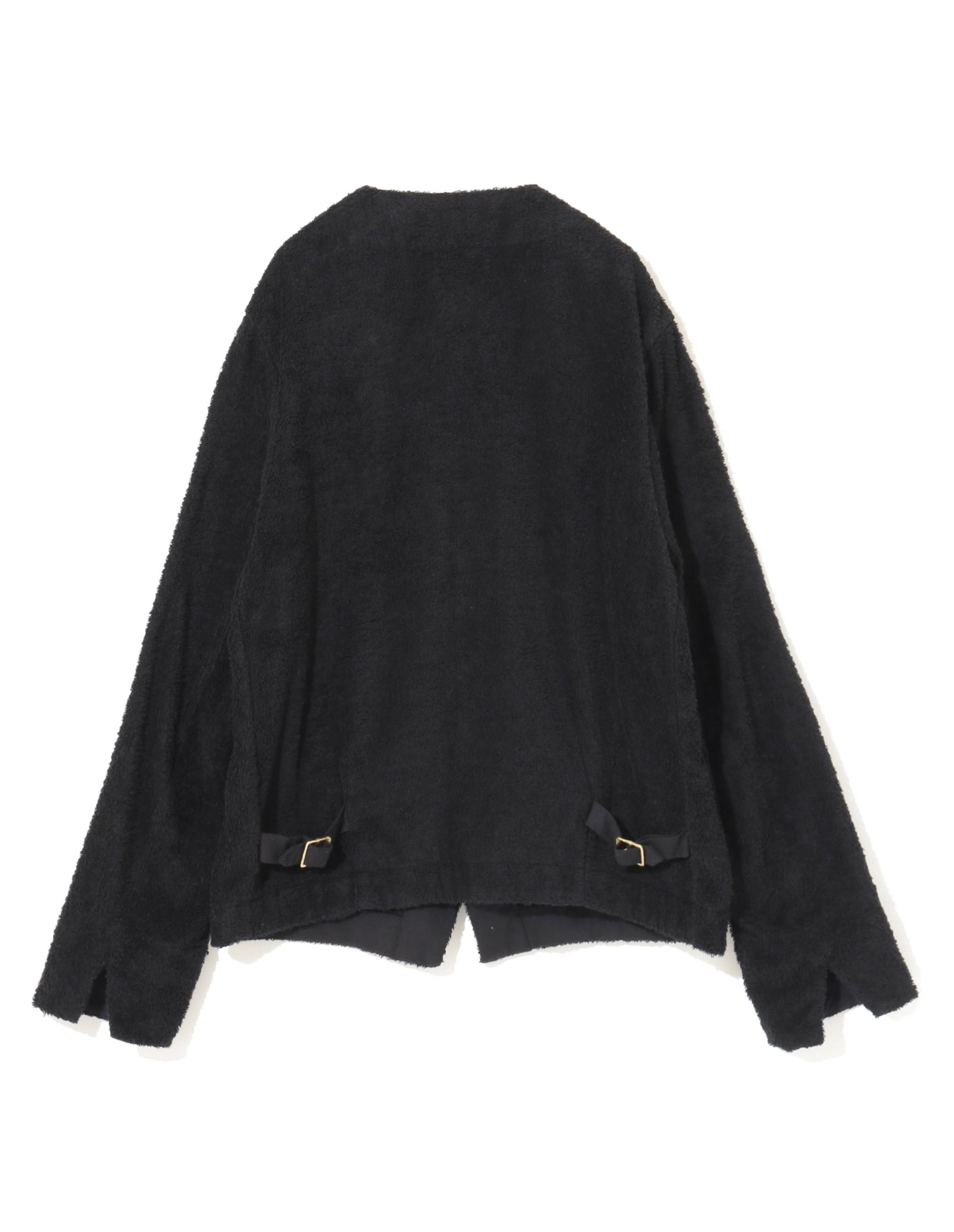 Черная махровая куртка Undercover UC1A4209, размер 4 - фото 2
