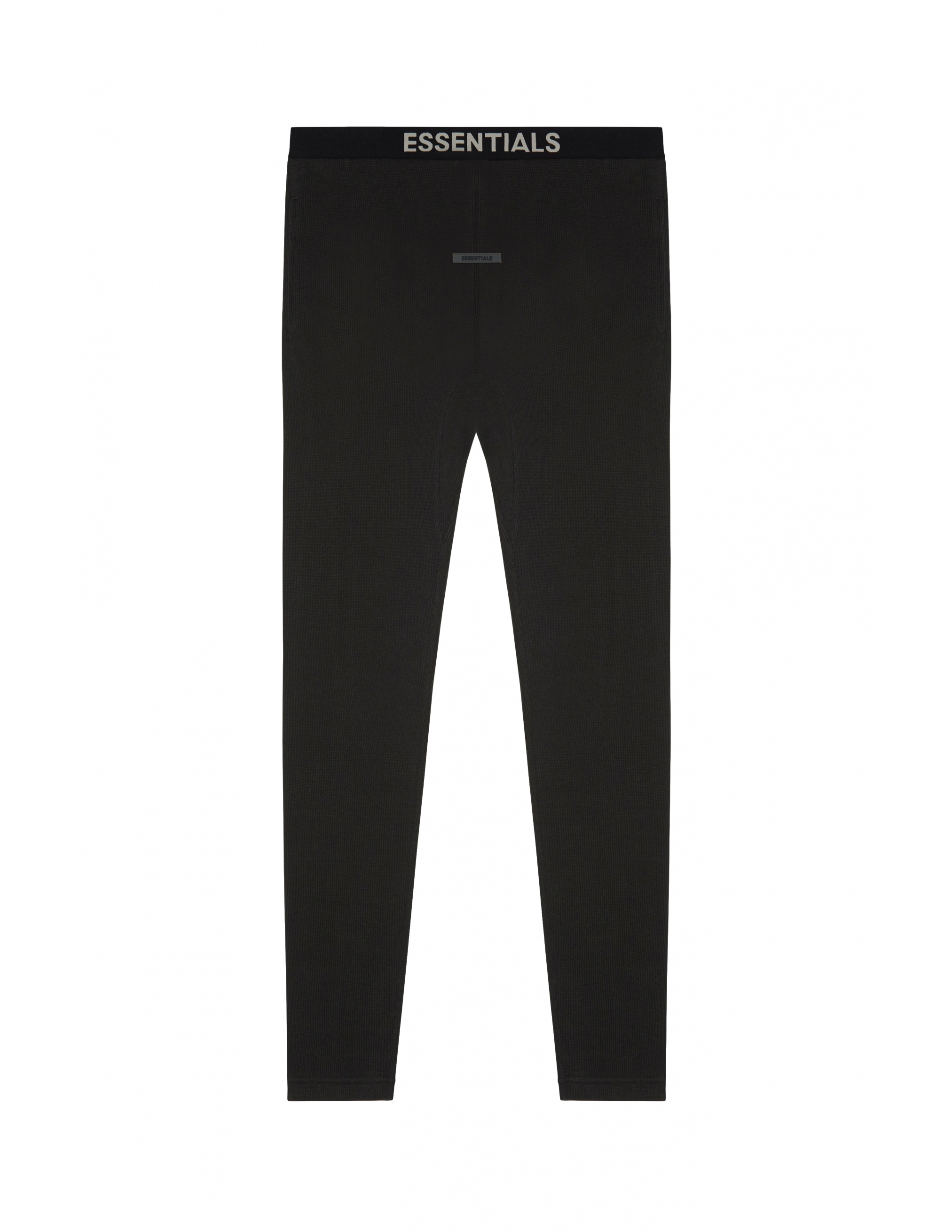 Черные термо брюки на резинке Fear of God Essentials 130SU212040F, размер XXL;XL;L;M;S - фото 2