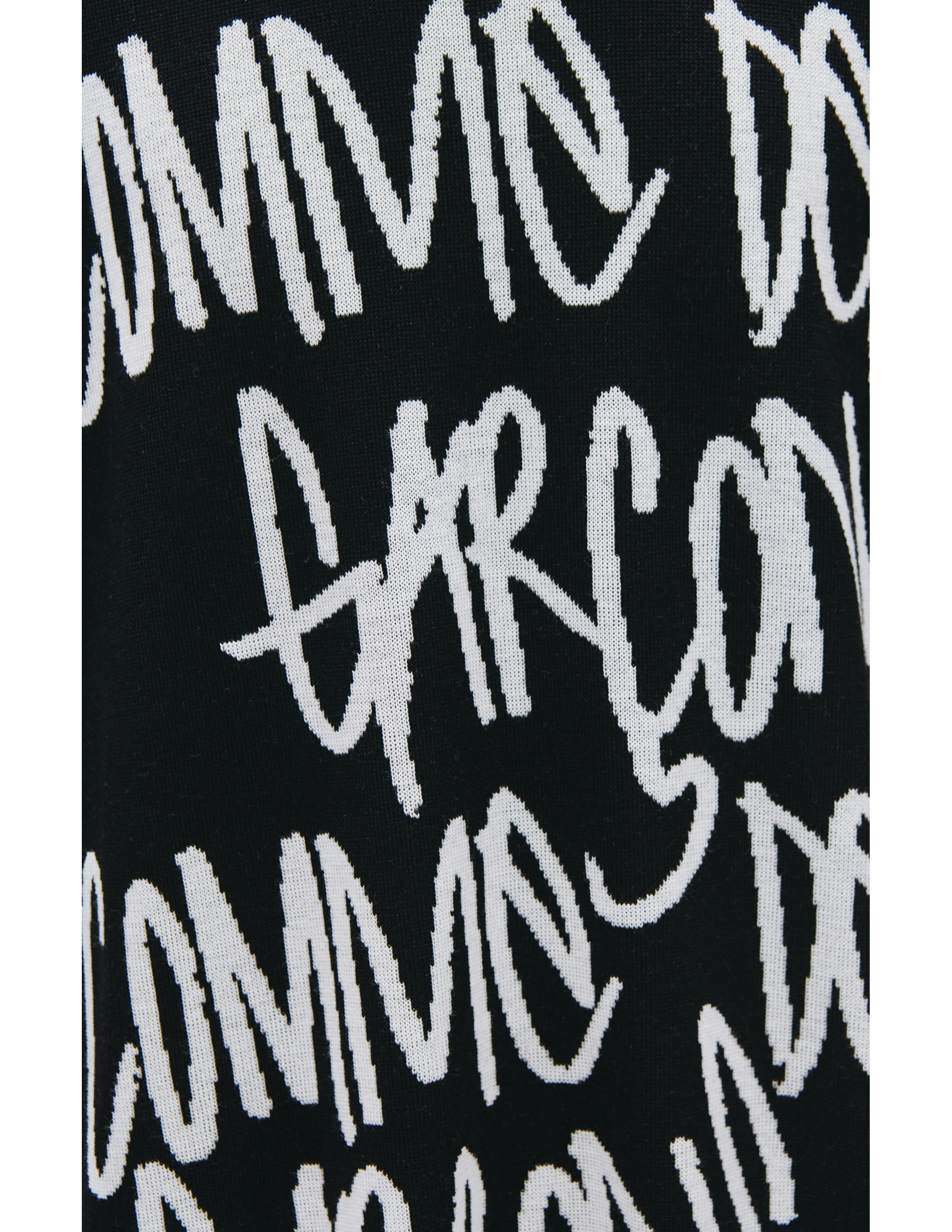 Шерстяной свитер с контрастным логотипом Comme des Garcons GI-N017-051-1, размер S;M - фото 6