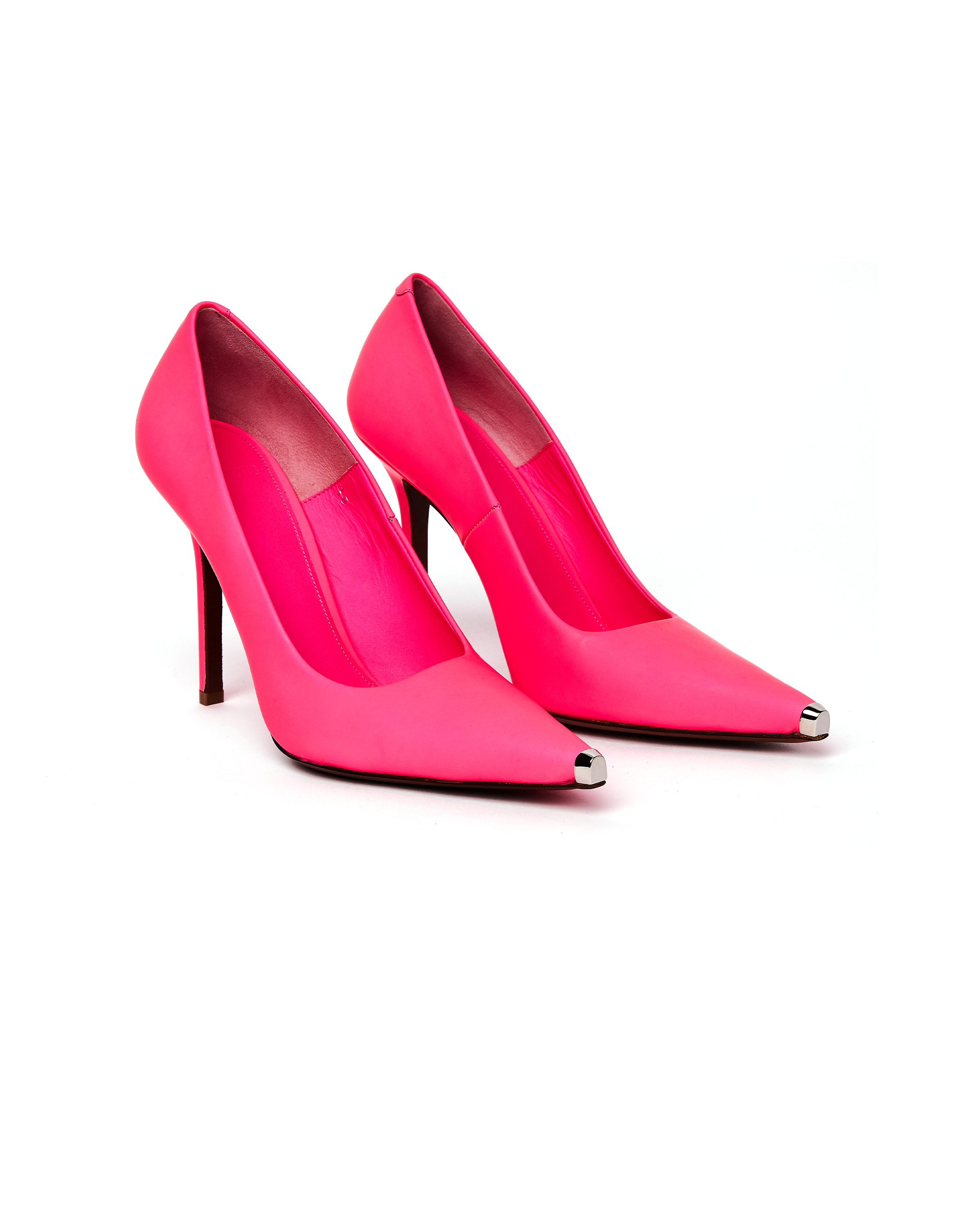 Розовые кожаные туфли - Vetements SS20HE009/pink