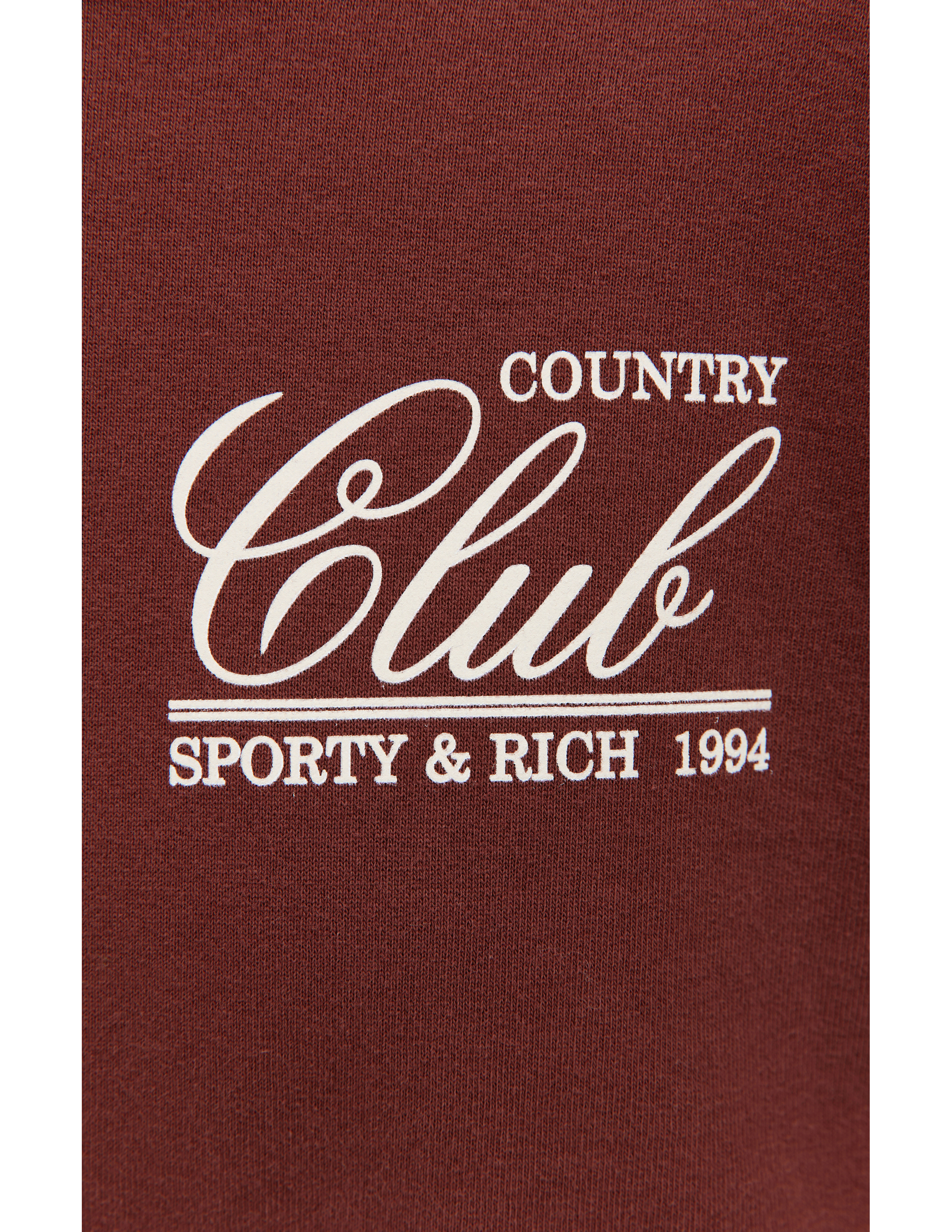 Широкие шорты с принтом Country Club SPORTY & RICH SH841MO, размер S;M;L;XL - фото 4