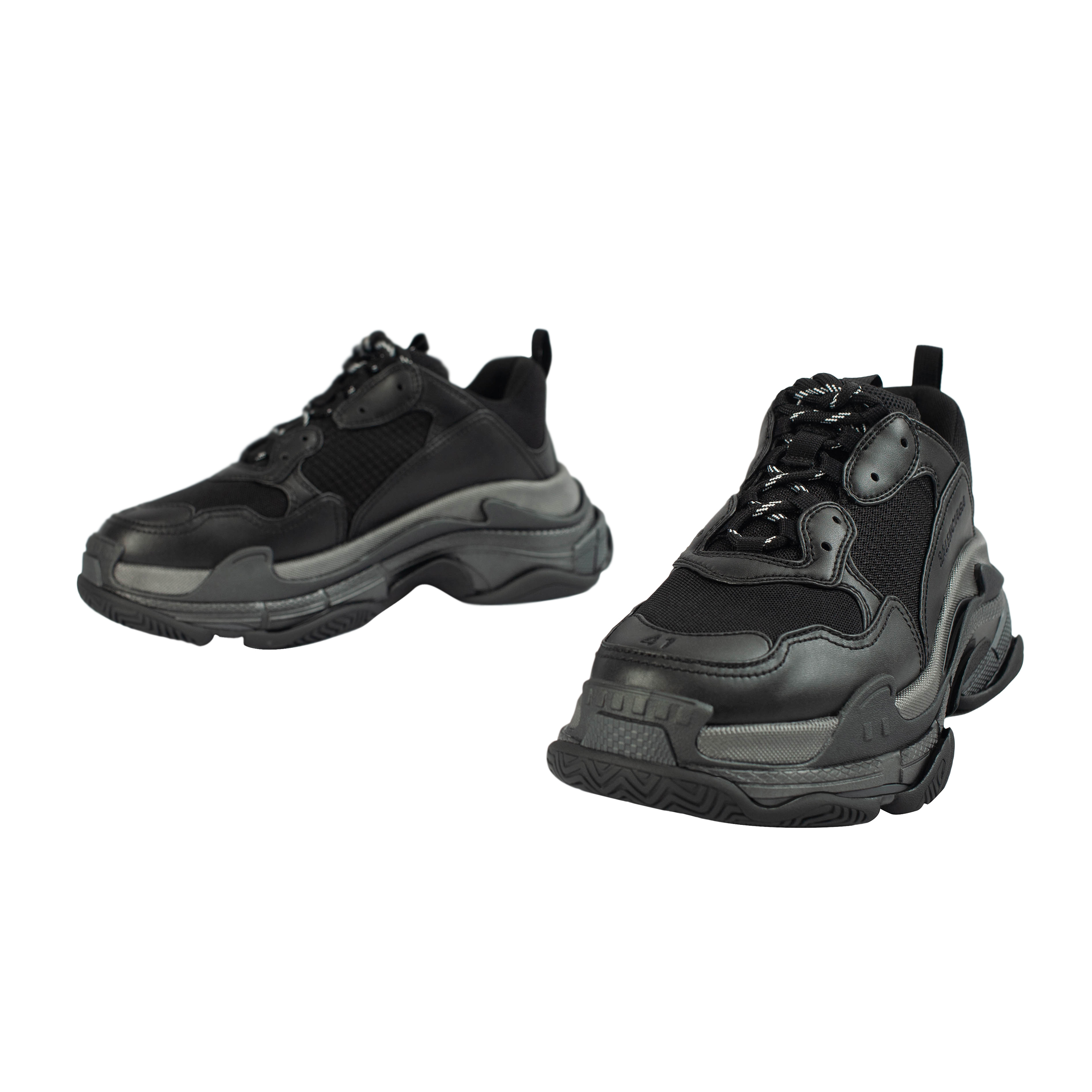 Черные кроссовки Triple S - Balenciaga 536737/W2FS2/1000 Фото 6