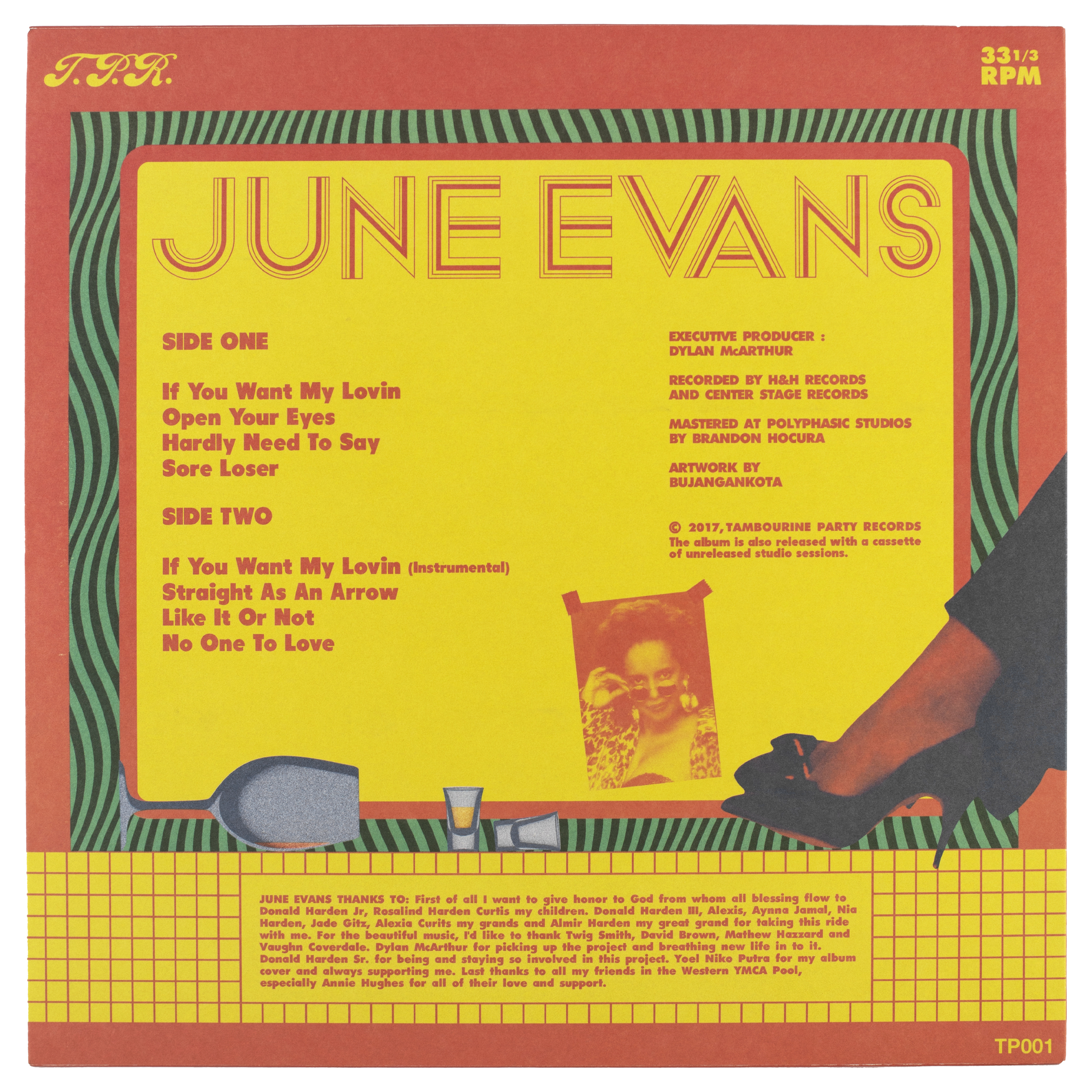 Винил June Evans - June Evans SV June Evans - June Evans, размер One Size - фото 2
