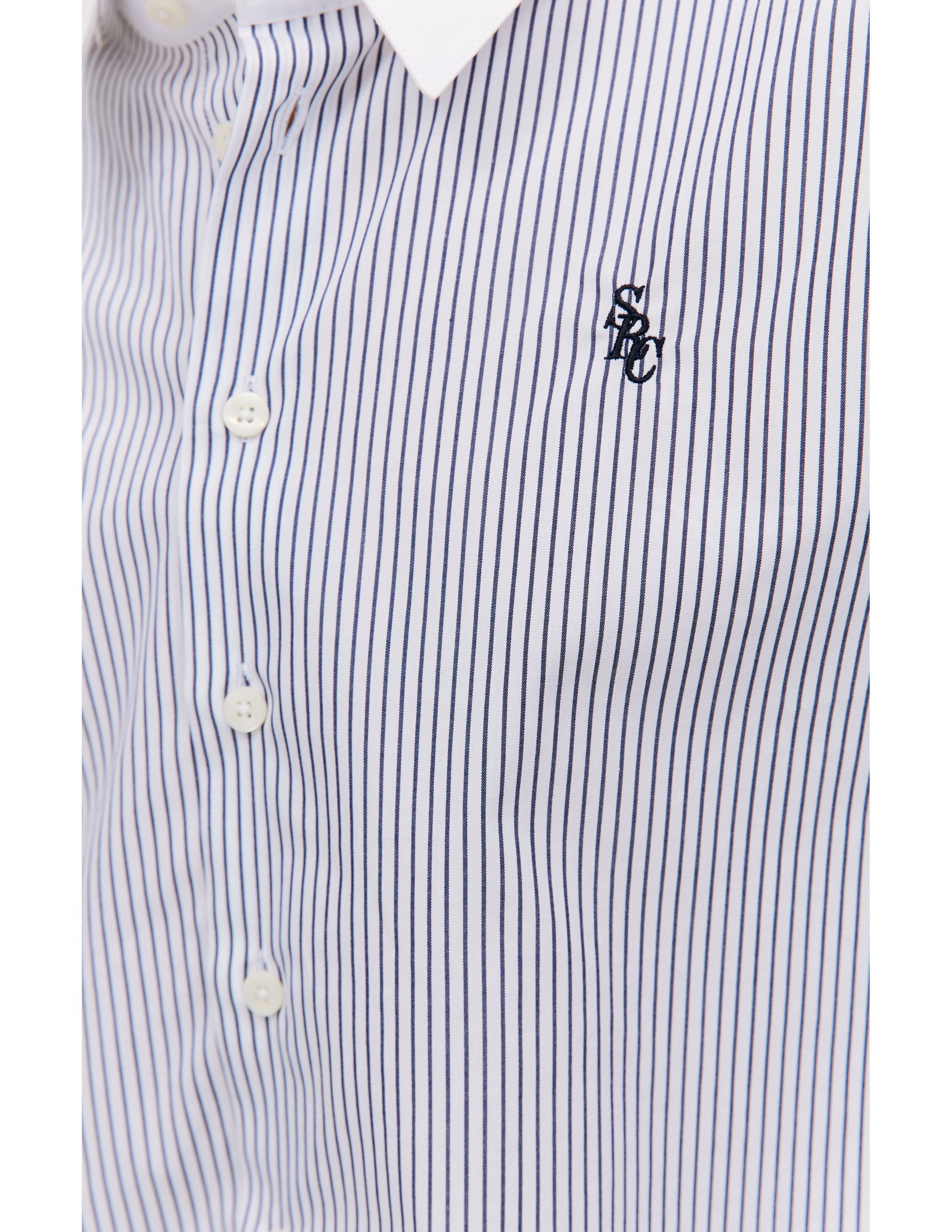 Укороченная рубашка в полоску SPORTY & RICH STAW2319NS, размер M;L;XL - фото 5