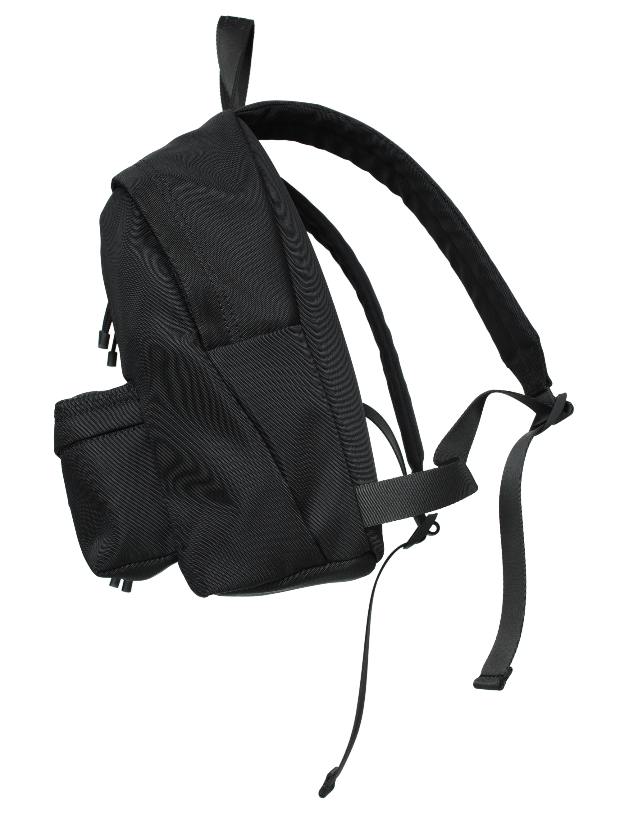 Черный рюкзак с логотипом VETEMENTS UE54BA260B/1102, размер One Size UE54BA260B/1102 - фото 2