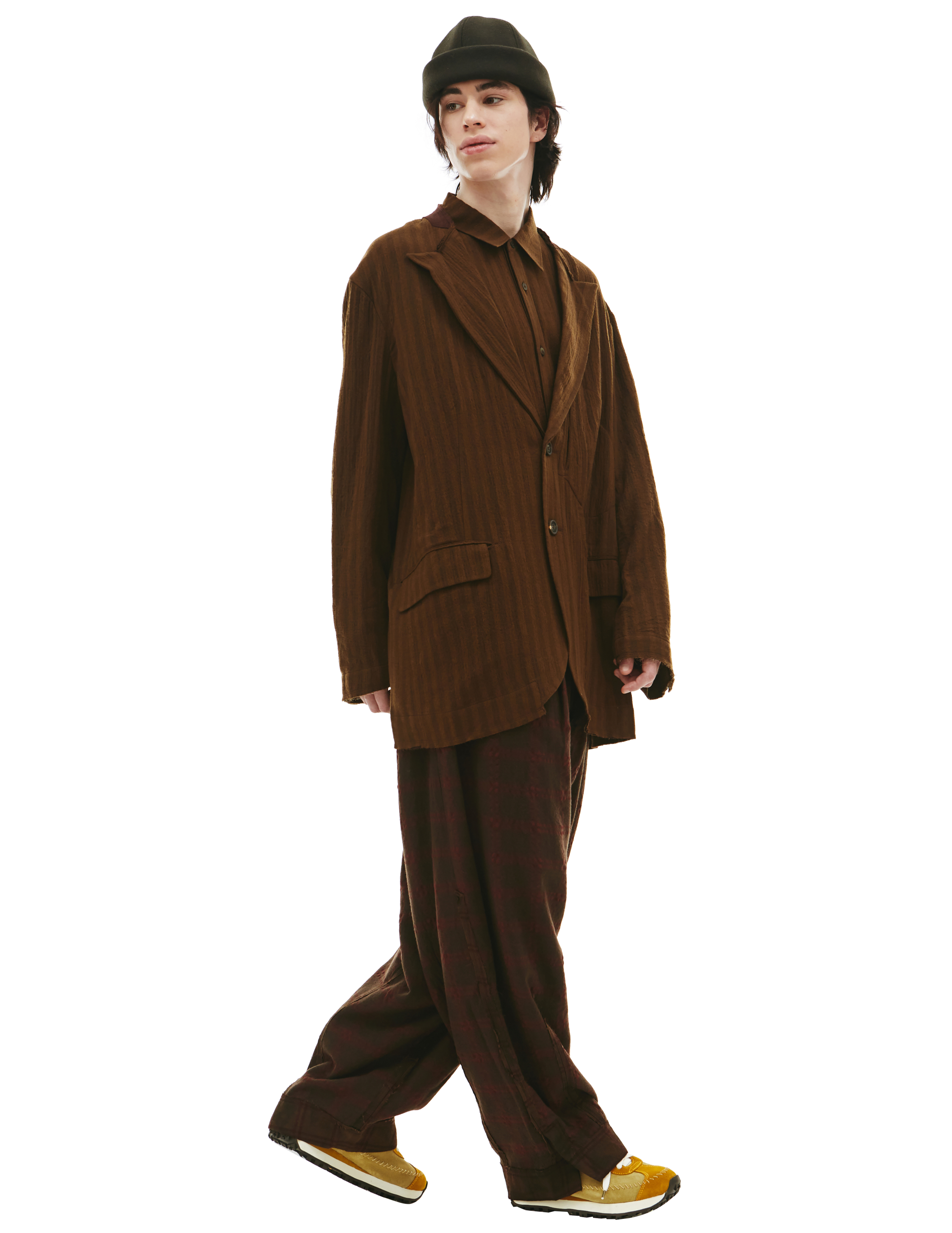 Льняной пиджак в полоску Ziggy Chen 0M2230919, размер 50 - фото 2