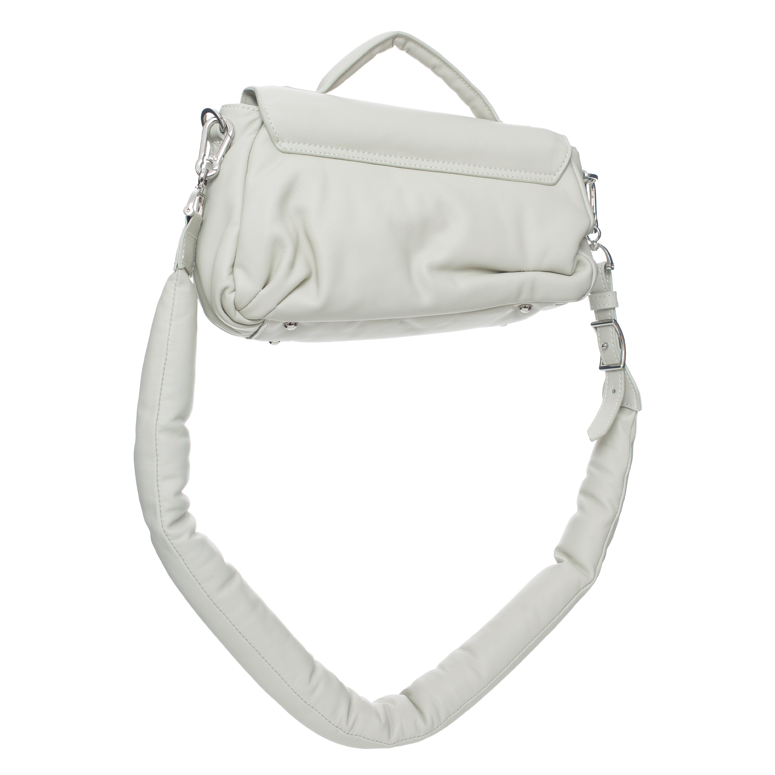 Кожаная сумка Puffer Maison Mihara Yasuhiro A11BG702/WHITE, размер One Size A11BG702/WHITE - фото 4