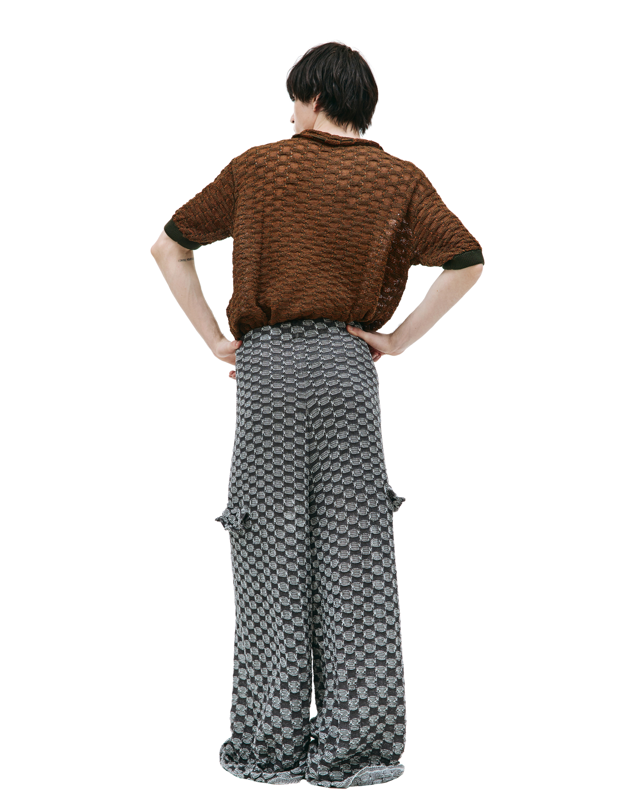 Широкие брюки с карманами Isa Boulder SS23M75, размер M;L - фото 3
