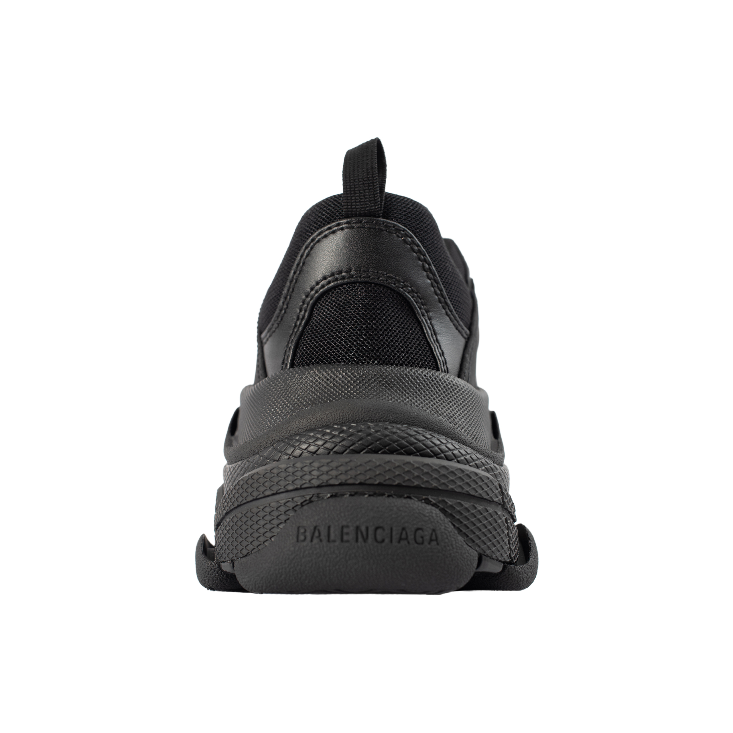 Черные кроссовки Triple S - Balenciaga  534217/W2CA1/1000 Фото 4