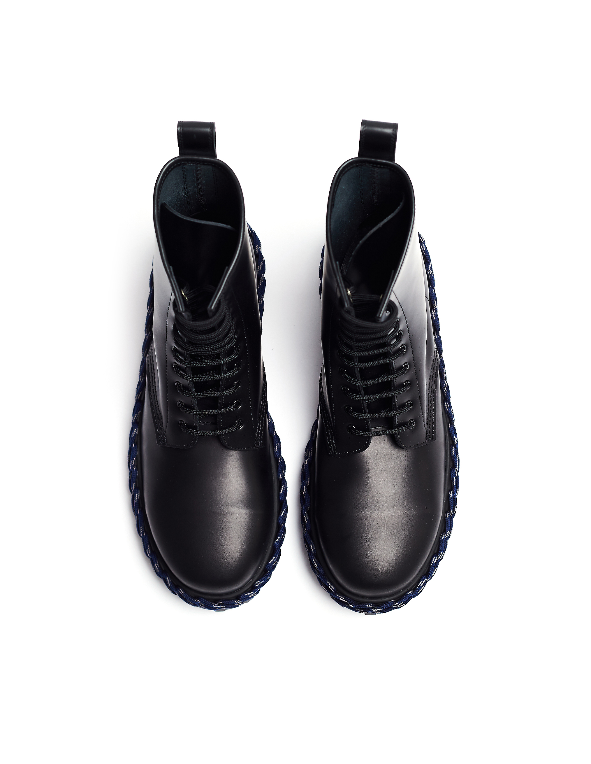 Кожаные ботинки с декоративной шнуровкой Balenciaga 530244/1007, размер sm;sm 530244/1007 - фото 4