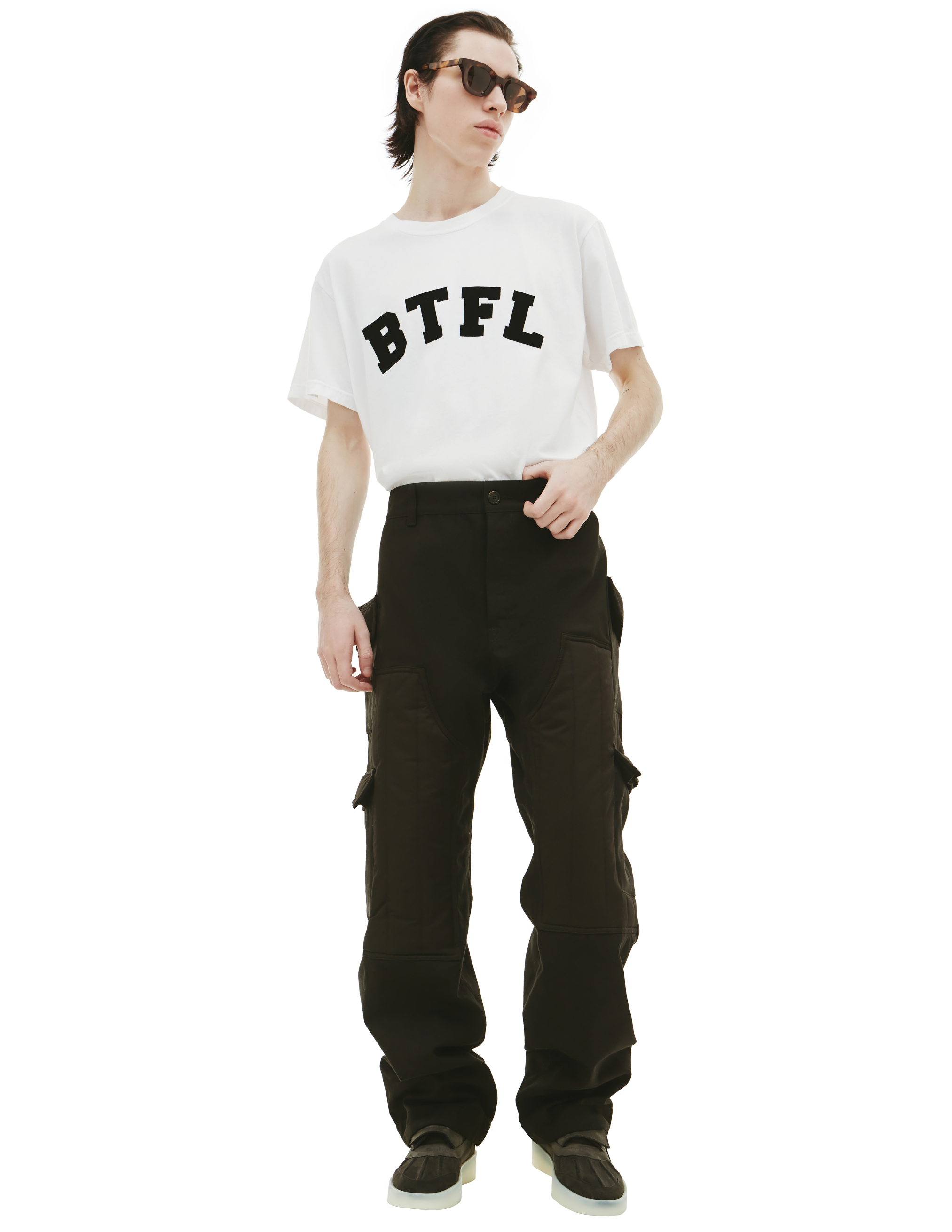 Комбинированные брюки-карго BTFL BTFLAW22B003B, размер 34