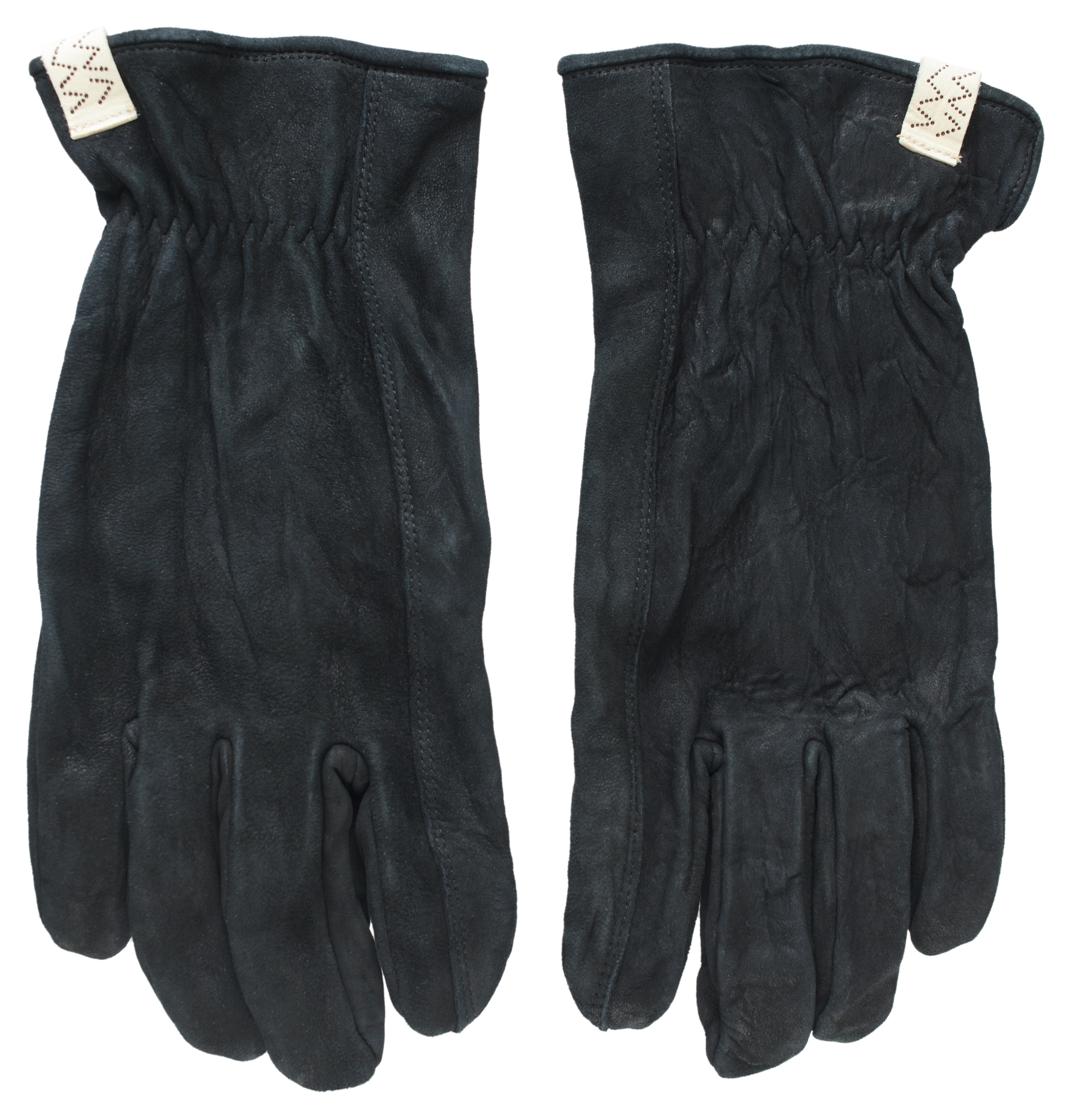 Коричневые замшевые перчатки visvim 0123203003008/BLACK, размер M/L 0123203003008/BLACK - фото 2