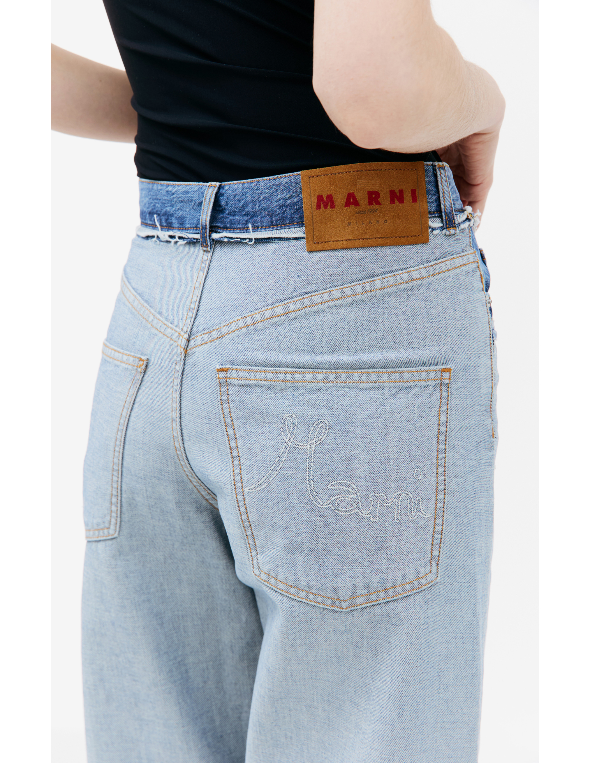 Прямые джинсы со швами наизнанку Marni PAJD0474SQ/USCV93/IOB52, размер 40;42 PAJD0474SQ/USCV93/IOB52 - фото 5