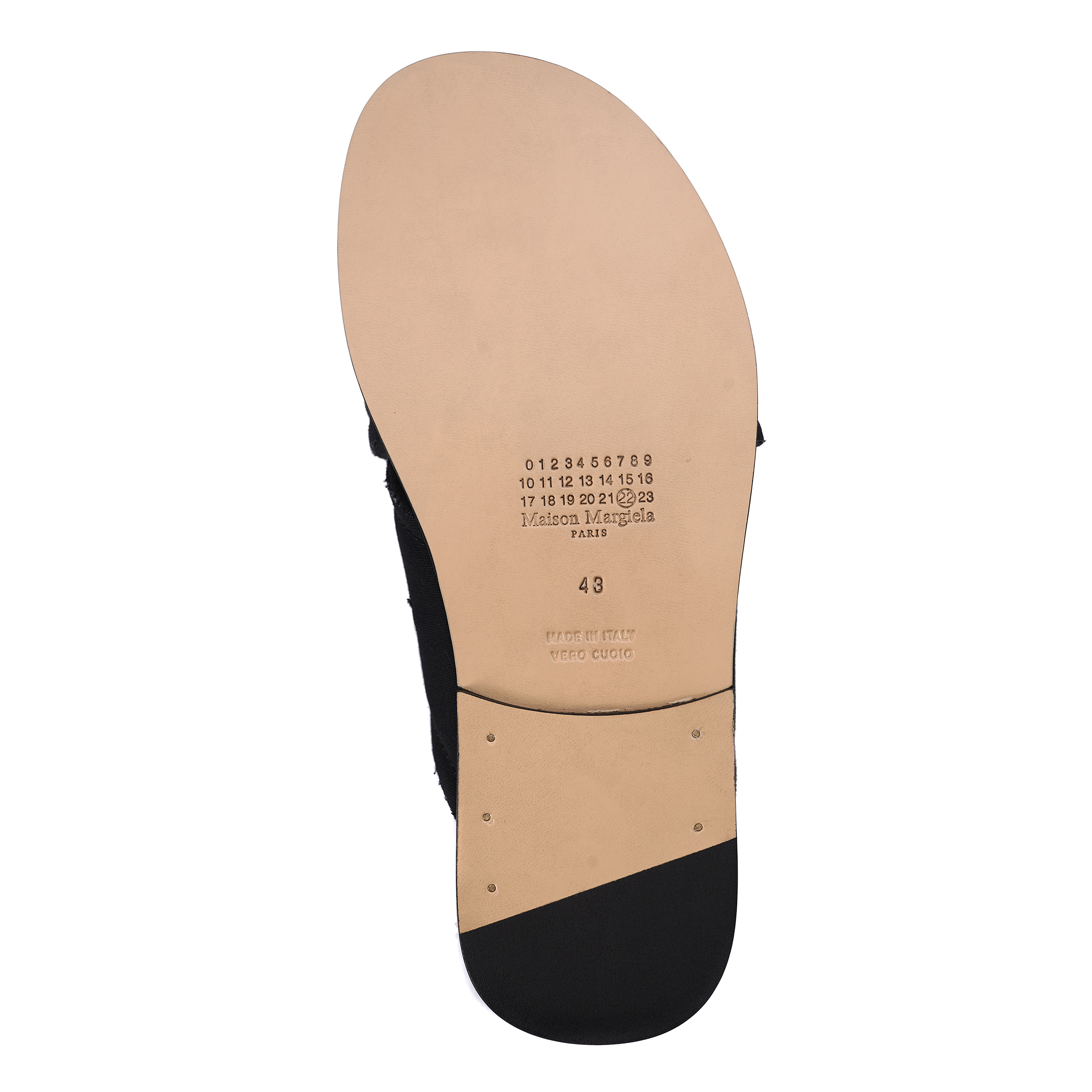 Текстильные сандалии черного цвета - Maison Margiela S57WX0074/P3958/T8013 Фото 4