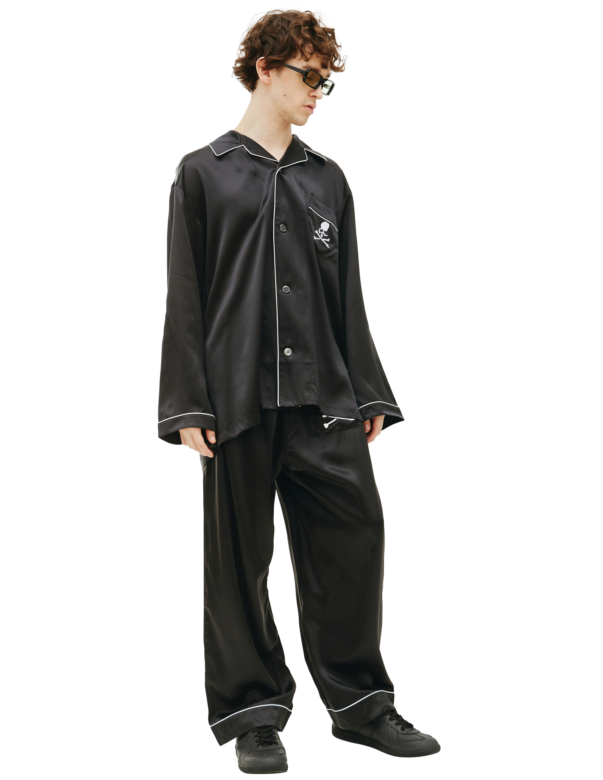 Шелковая пижама Mastermind WORLD MW22S09/PJ001, размер XL;L;M MW22S09/PJ001 - фото 1