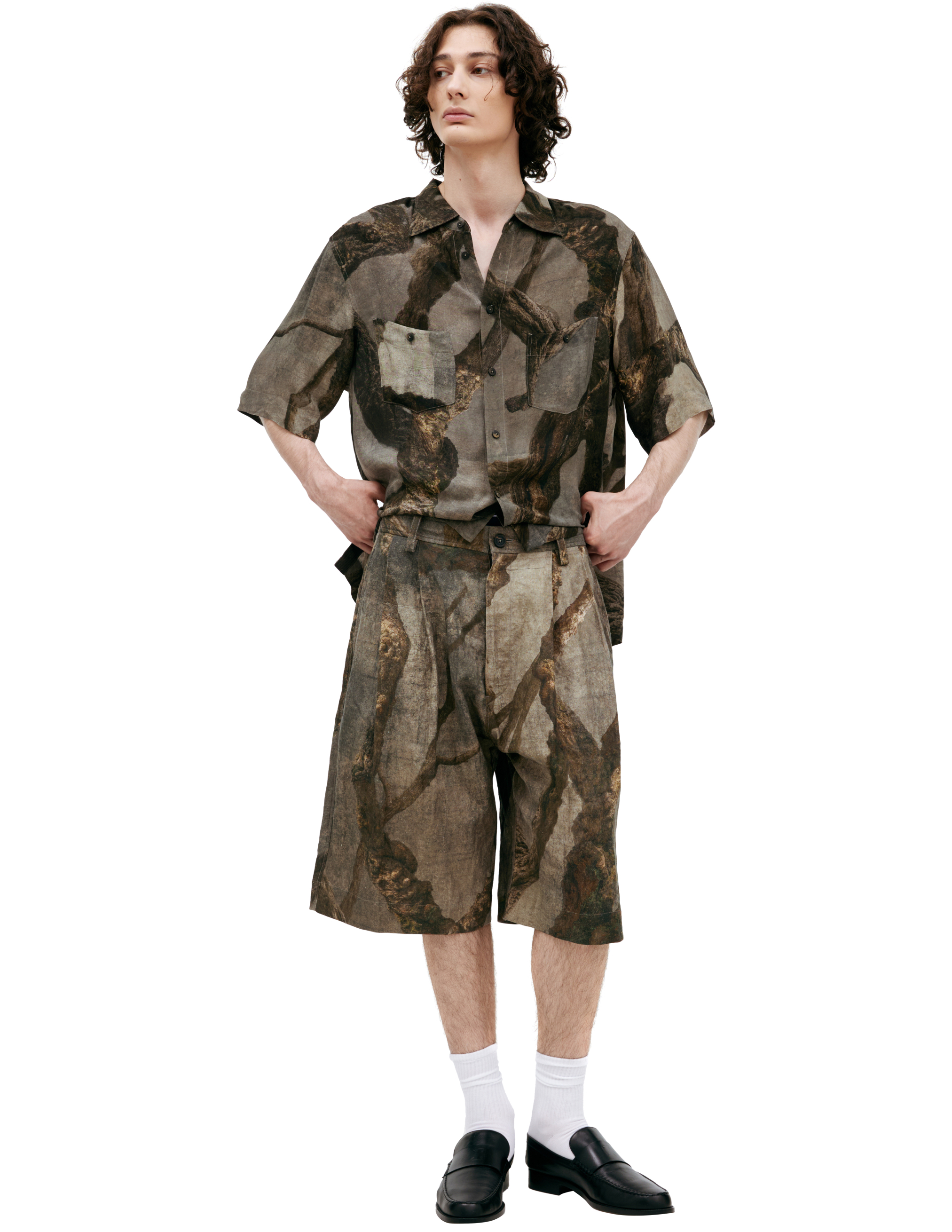 Шорты с монопринтом