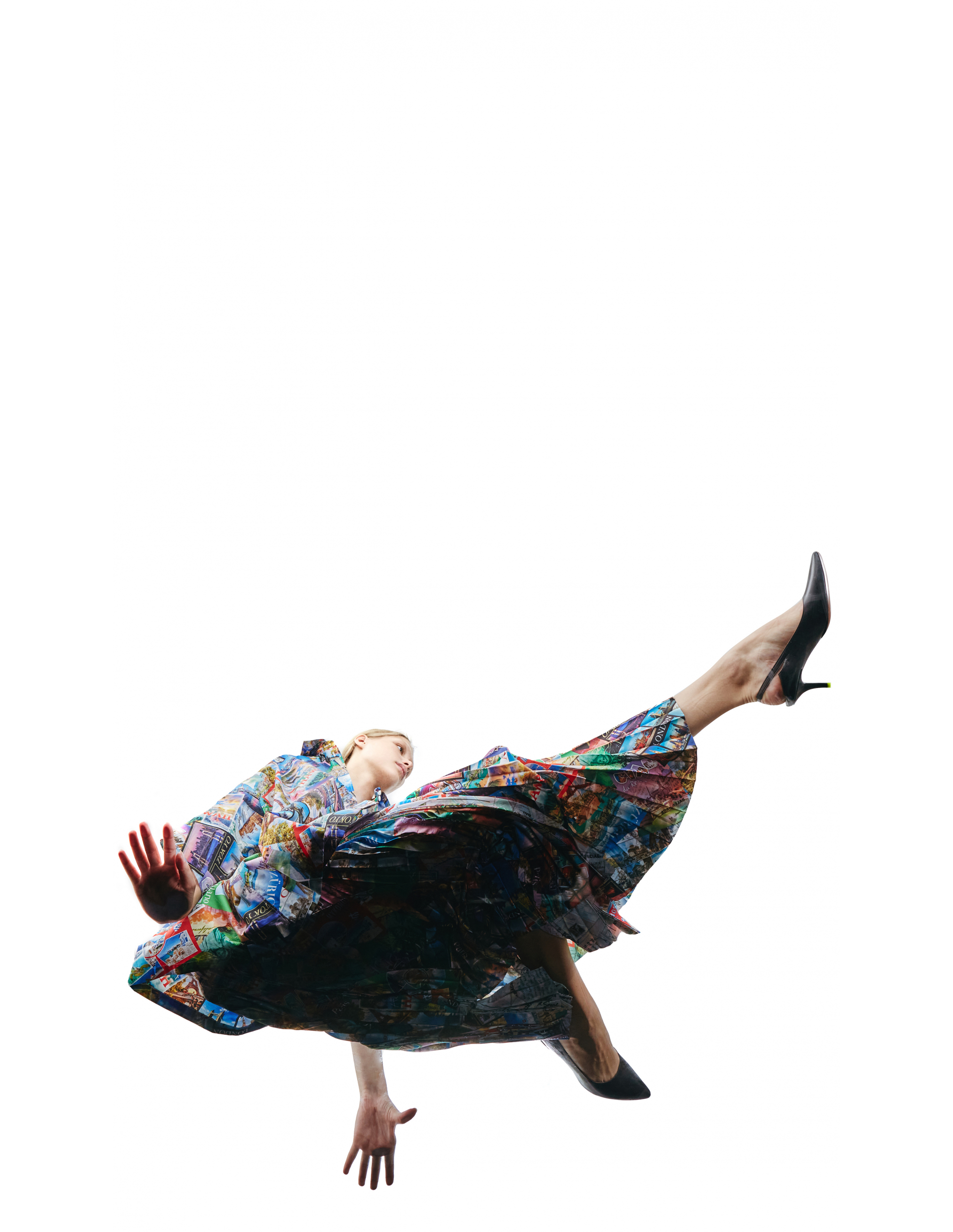 Плиссированная юбка с принтом Balenciaga Vareuse Balenciaga 625492/TJLK7/8470, размер 40 625492/TJLK7/8470 - фото 4