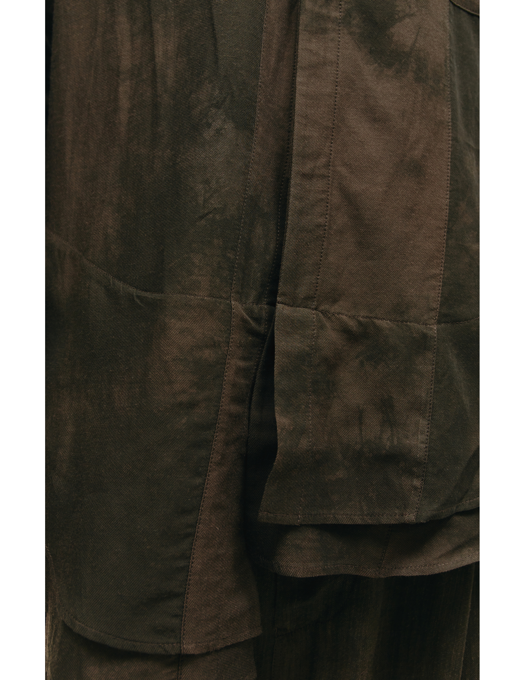 Асимметричная рубашка с накладным карманом Ziggy Chen 0M2220705, размер 52;50;48 - фото 5