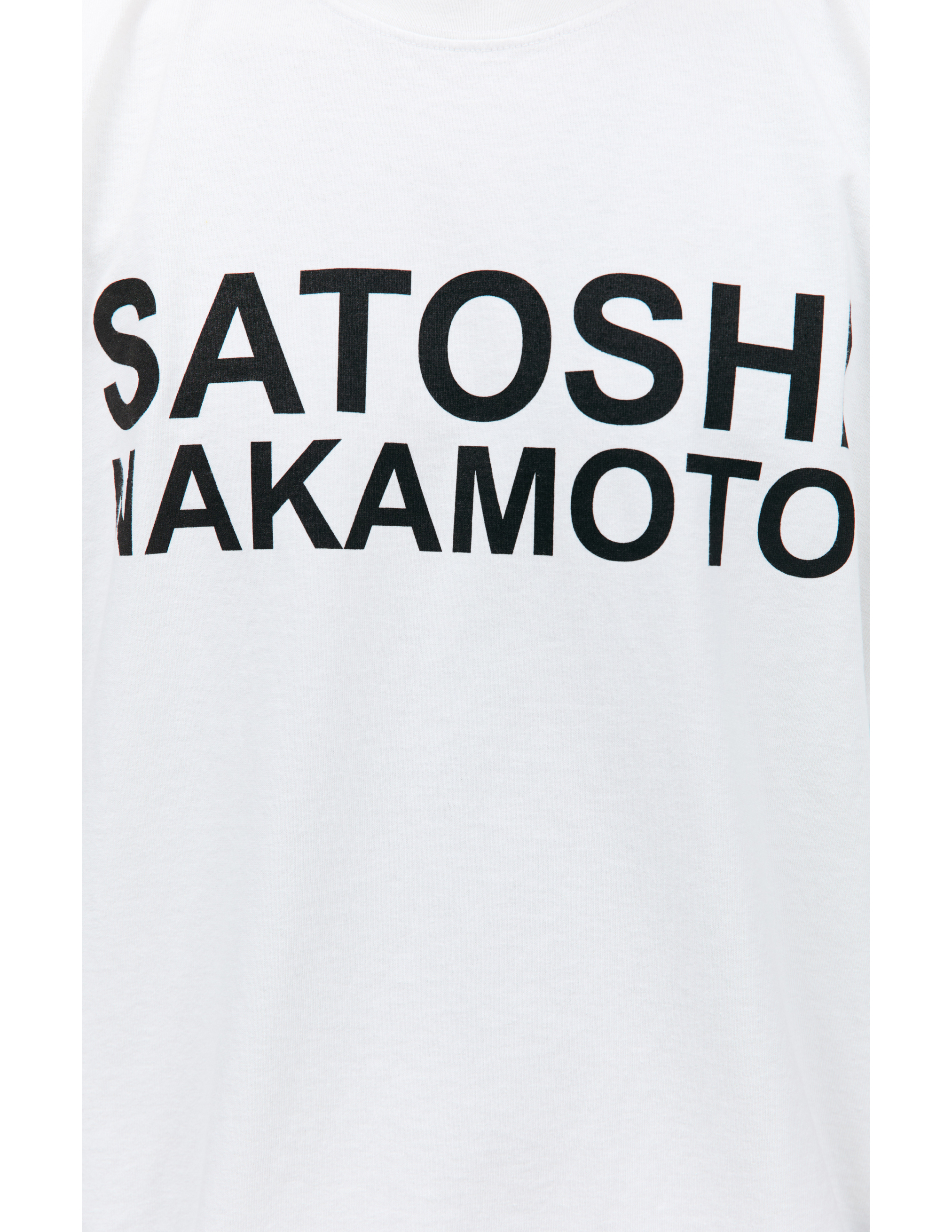 Белая футболка с логотипом Satoshi Nakamoto SS24TE008, размер M;L;XL;XXL - фото 4