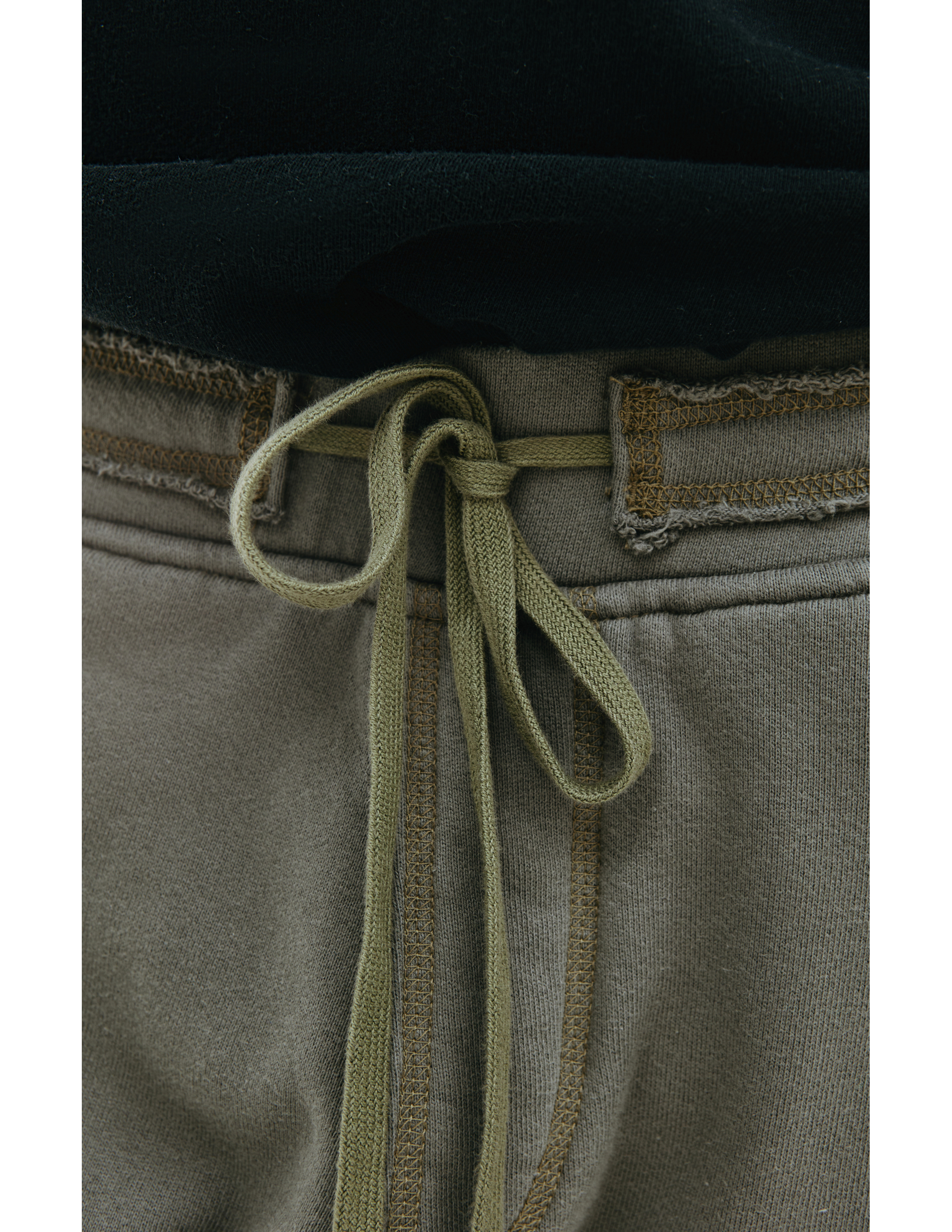Комбинированные брюки Greg Lauren EM236/0040, размер 3 EM236/0040 - фото 4