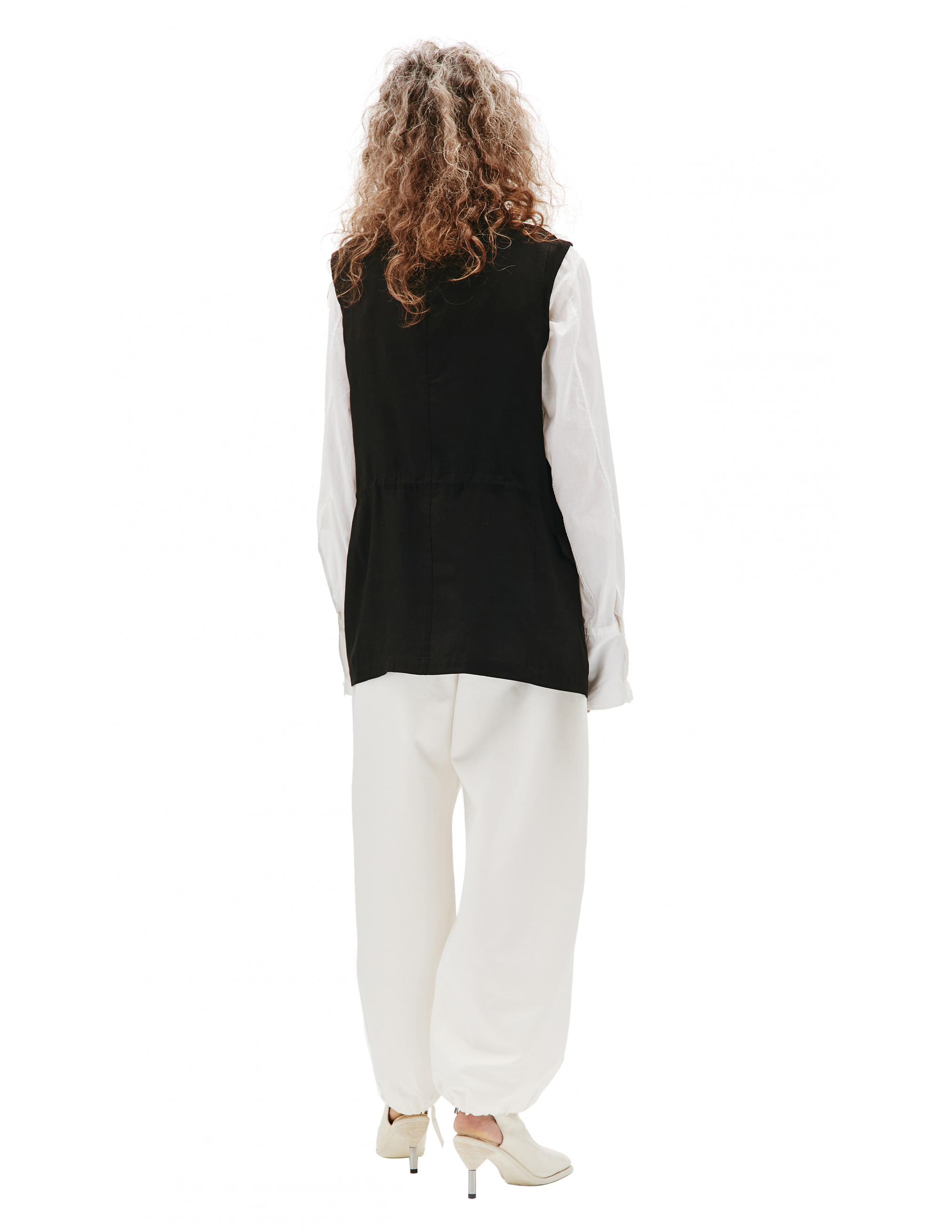 Black rayon vest Ys YD-V02-201-1, размер 2 - фото 3