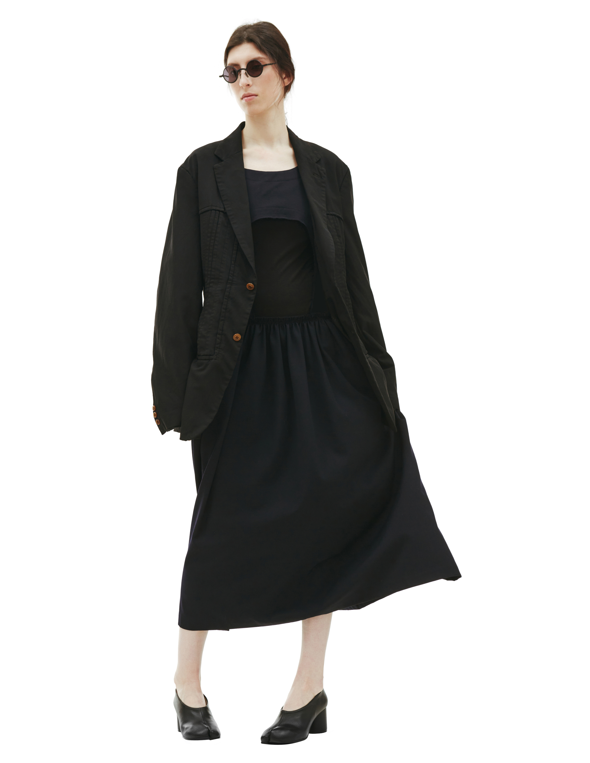 Черный приталенный пиджак Comme des Garcons Homme plus PE-J055-051-1, размер L;XL - фото 4