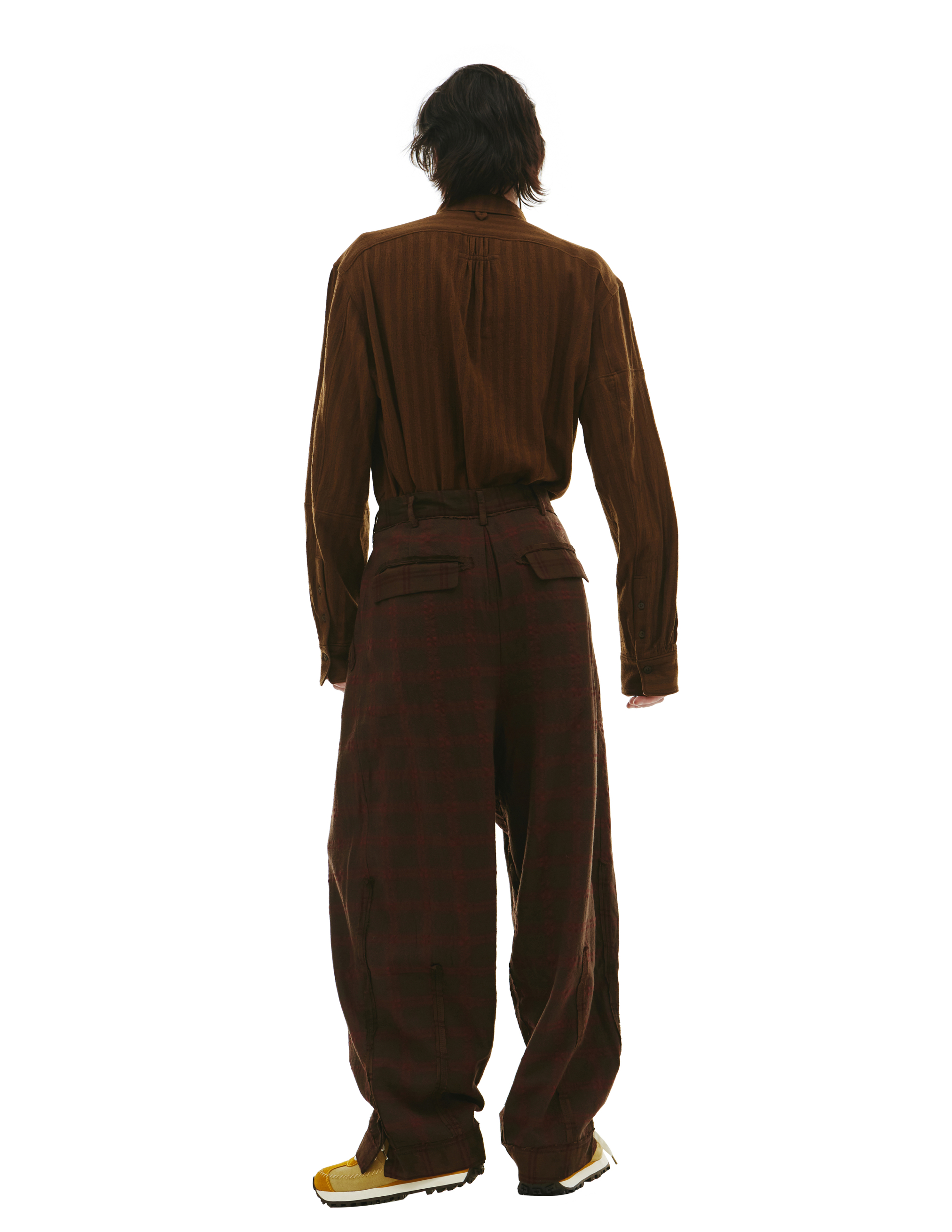 Широкие брюки в полоску Ziggy Chen 0M2230513, размер 52 - фото 3