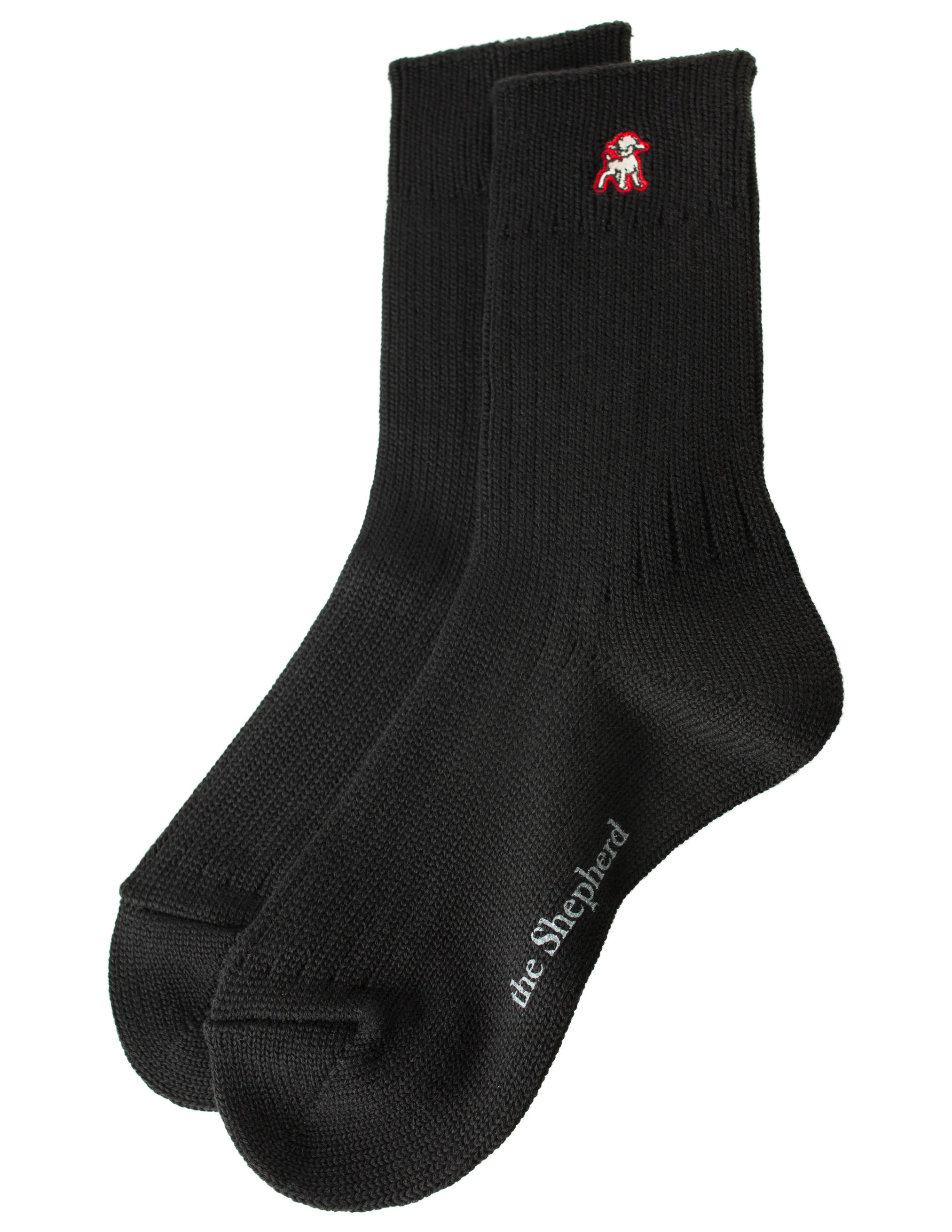 Черные носки с вышивкой Undercover US2B4L01/BLACK, размер One Size