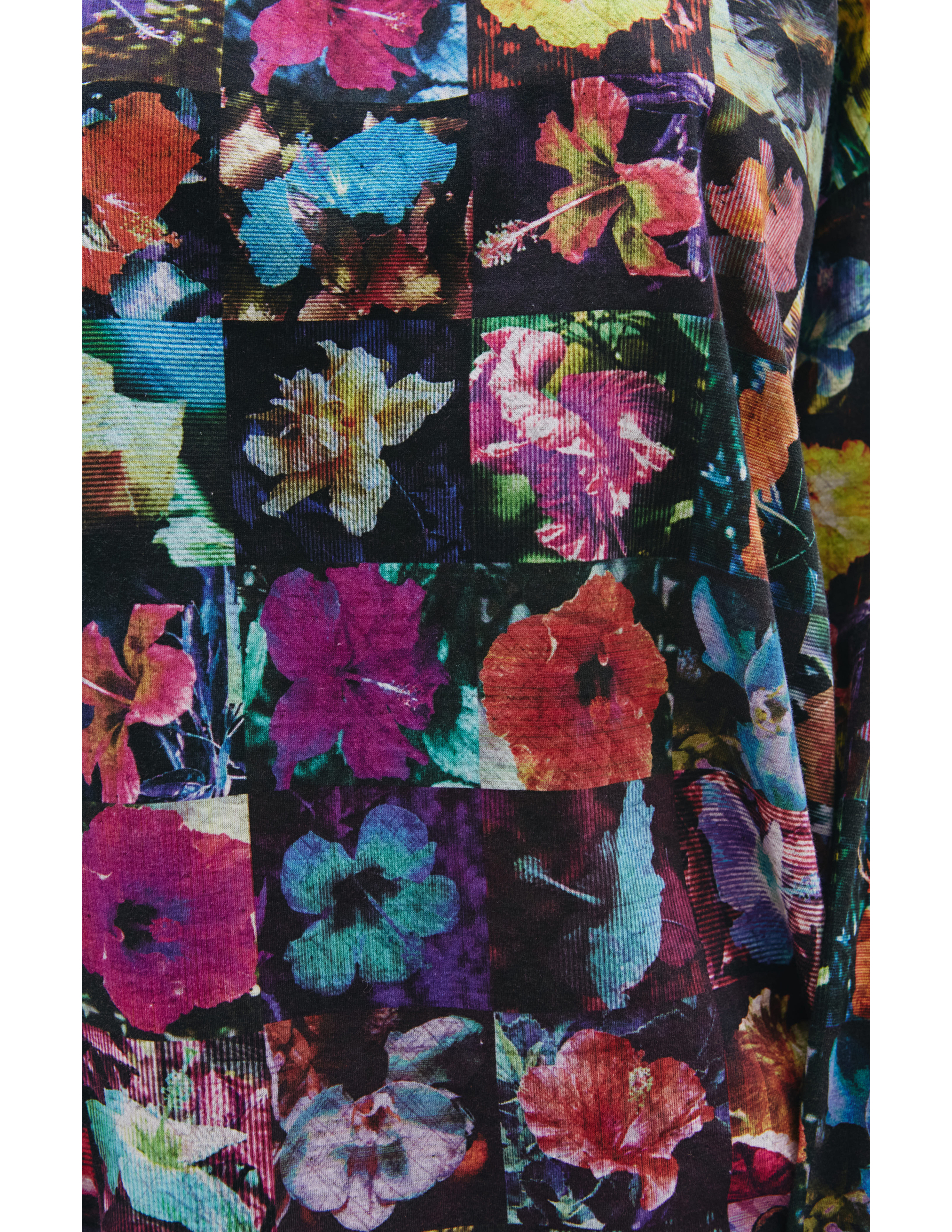 Лонгслив с цветочным принтом - Yohji Yamamoto HG-T66-271 Фото 3