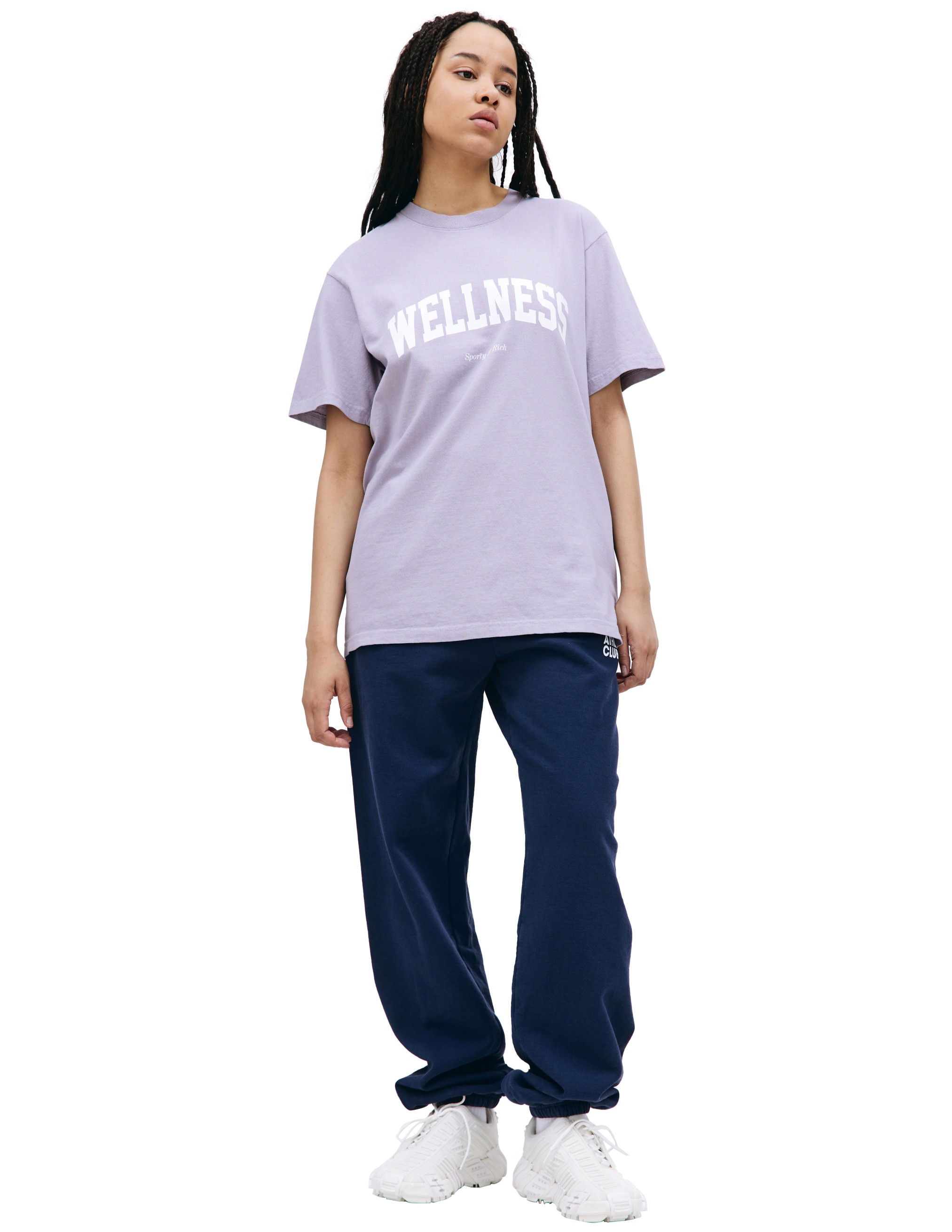 Хлопковая футболка Wellness Ivy SPORTY & RICH TS835LI, размер S;M;L;XL - фото 1