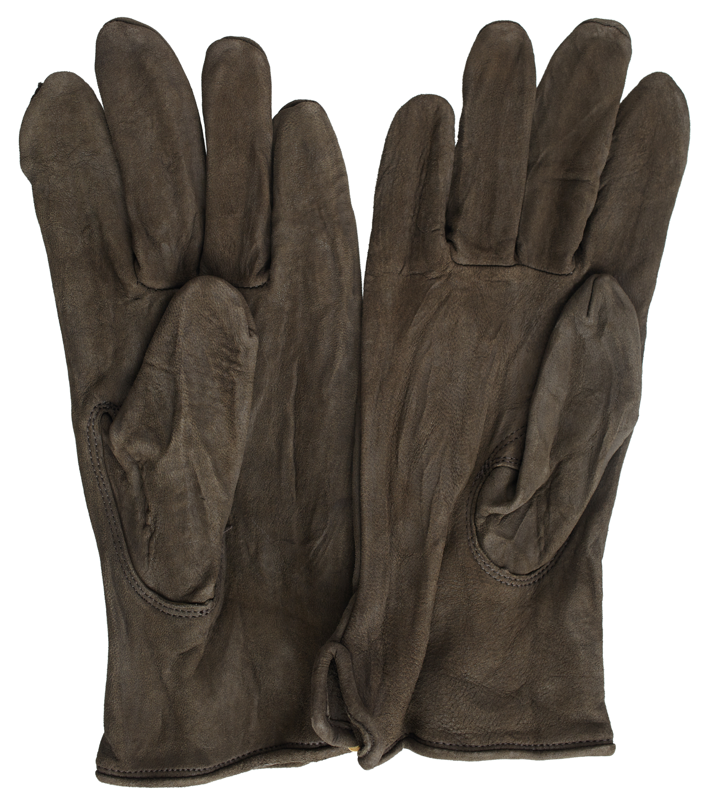 Коричневые замшевые перчатки visvim 0123203003008/DK.BROWN, размер M/L 0123203003008/DK.BROWN - фото 1