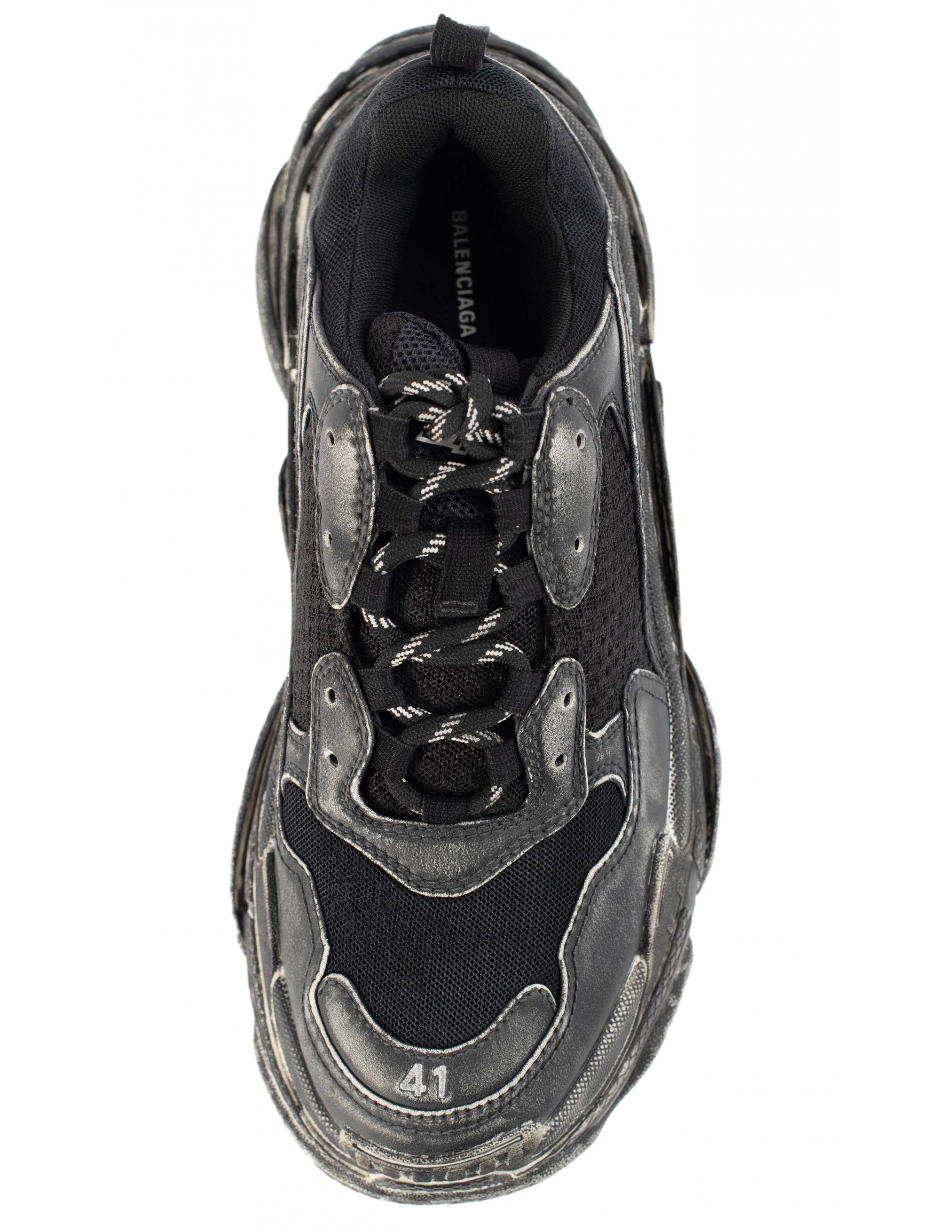 Черные кроссовки Triple S - Balenciaga 536737/W3CN3/1000 Фото 2