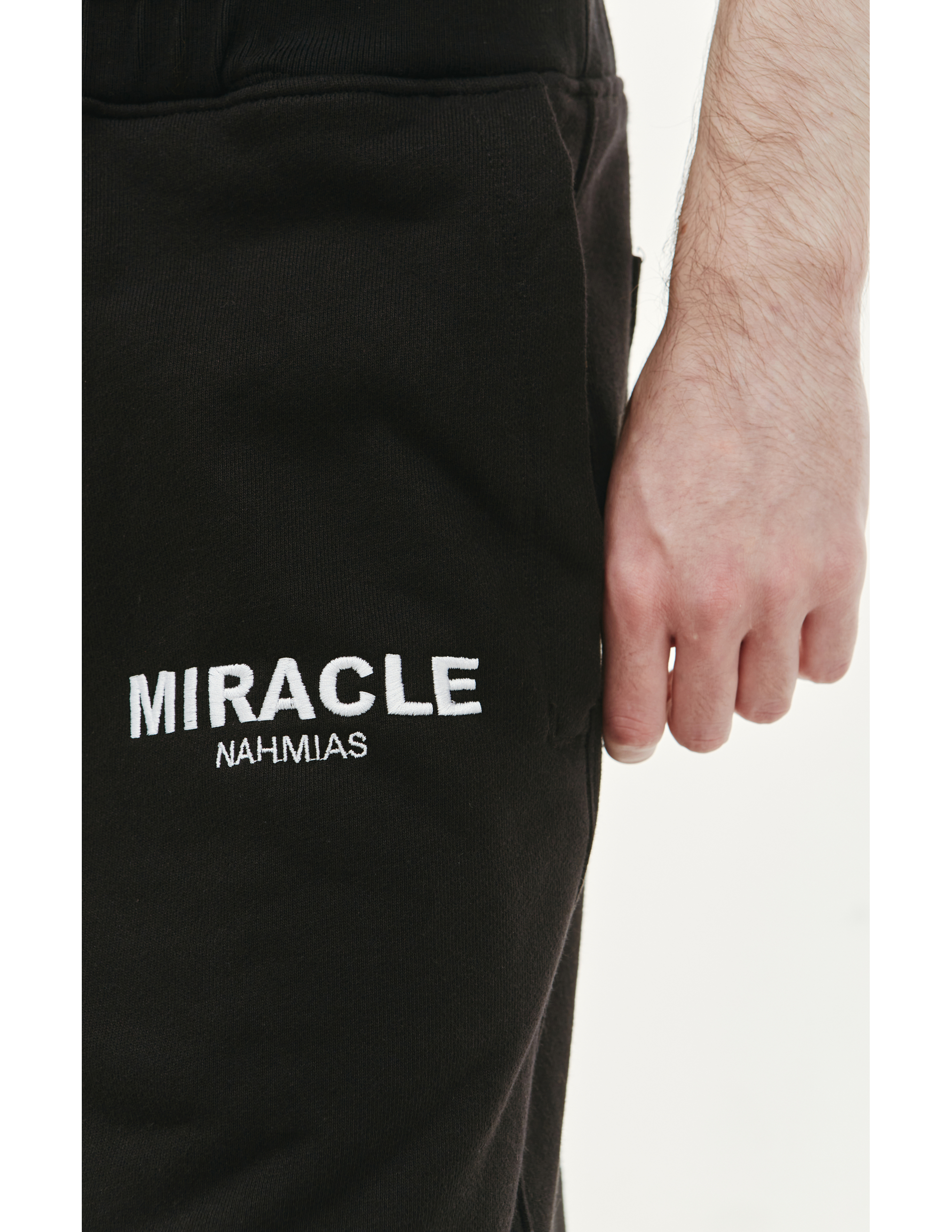 Спортивные брюки с вышивкой Miracle Nahmias AW22-1-6005-F0042-BLACK, размер XXL;XL;L;M - фото 4