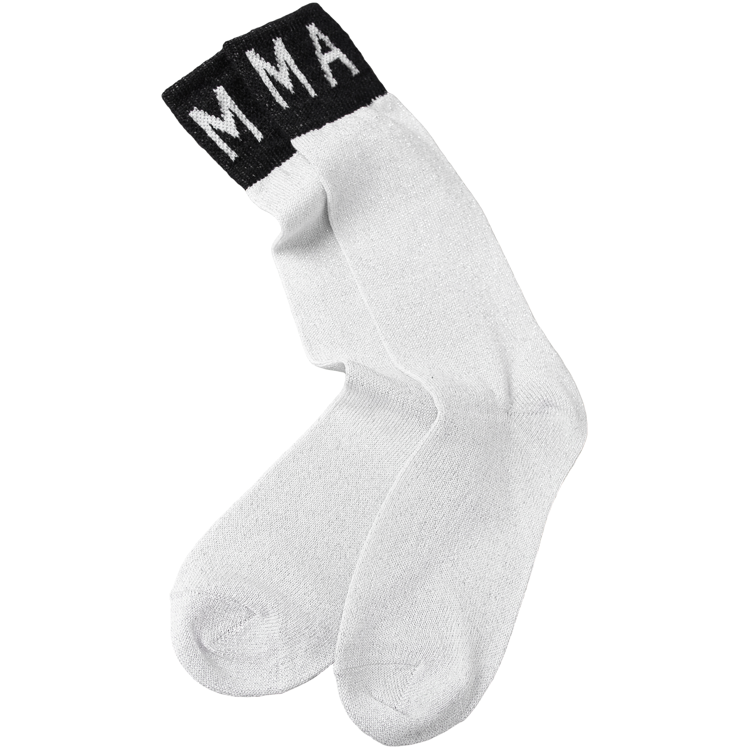 Белые носки с люрексом Marni SKMC0181Q0/UFC157/00N01, размер L