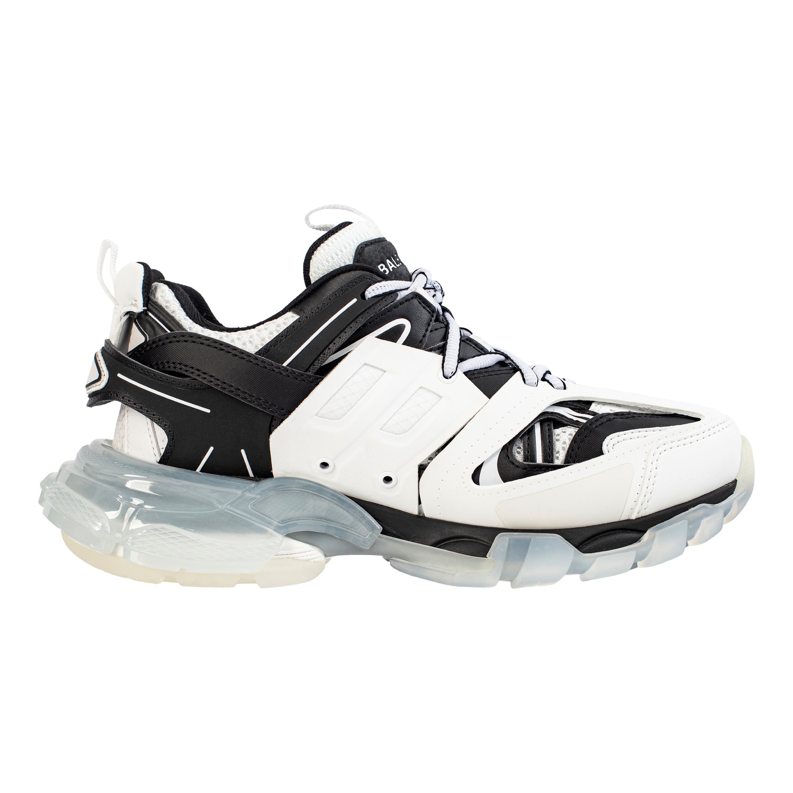 Черно-белые кроссовки Track Balenciaga 647741/W3BZ2/9010, размер 41;40;39;38;37;36 647741/W3BZ2/9010 - фото 3