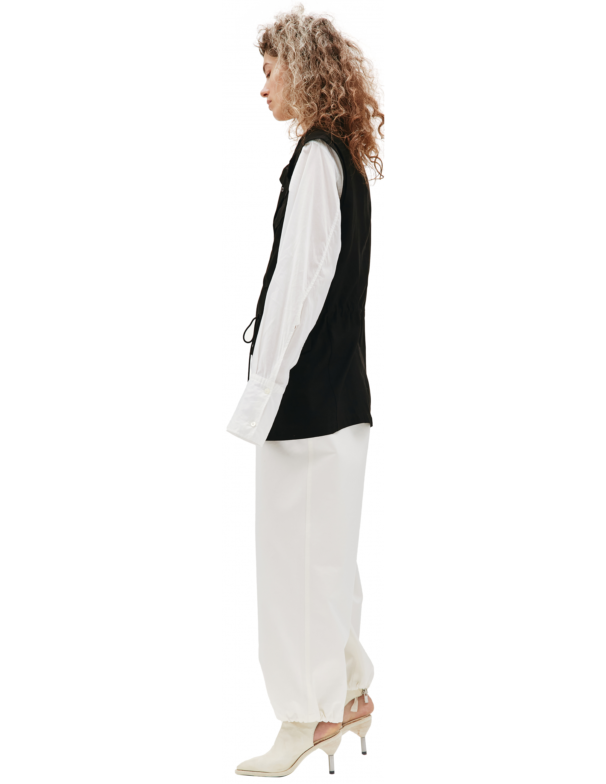 Black rayon vest Ys YD-V02-201-1, размер 2 - фото 2