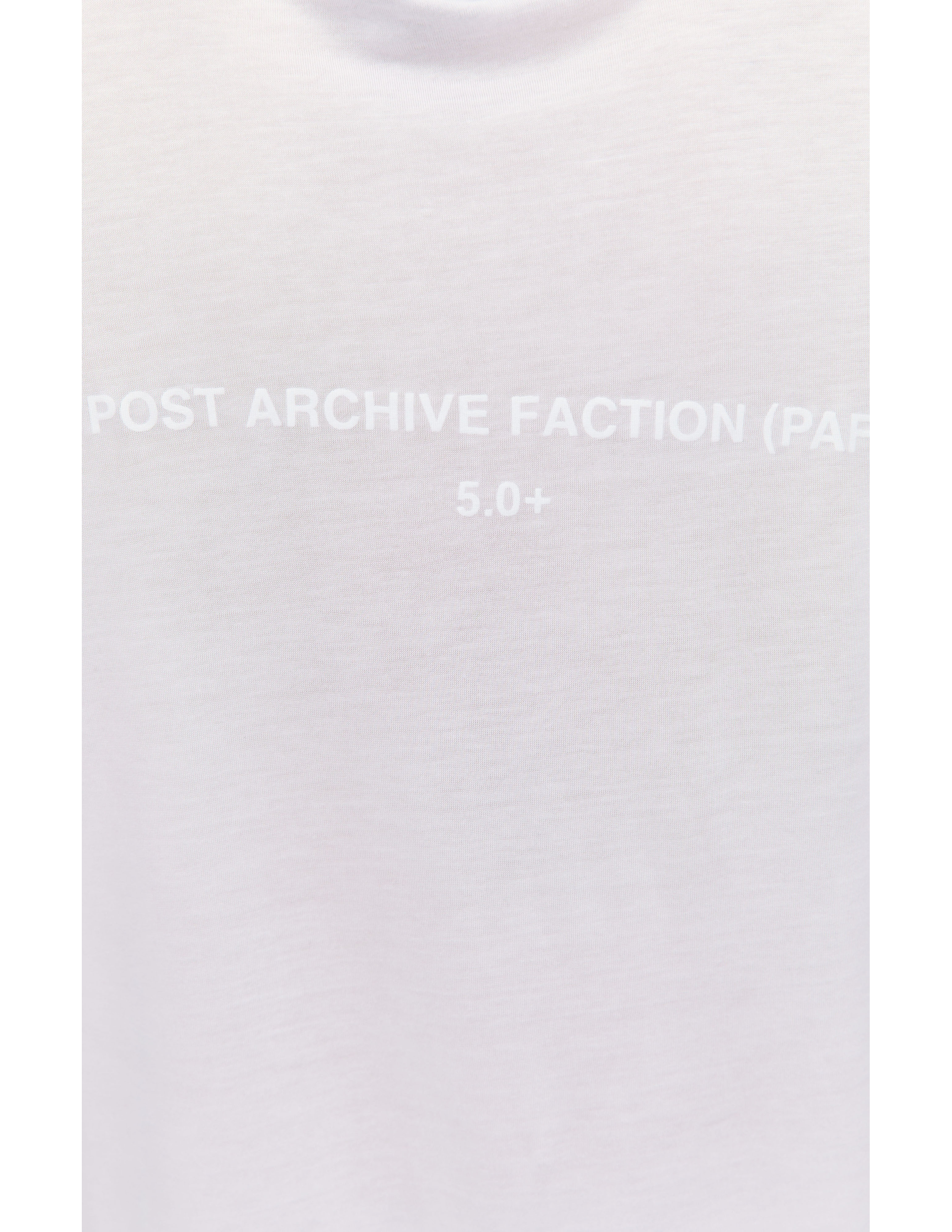 Белая футболка 5.0+ с логотипом Post Archive Faction 50TTRW, размер XL;L;M Белая футболка 5.0+ с логотипом - фото 4