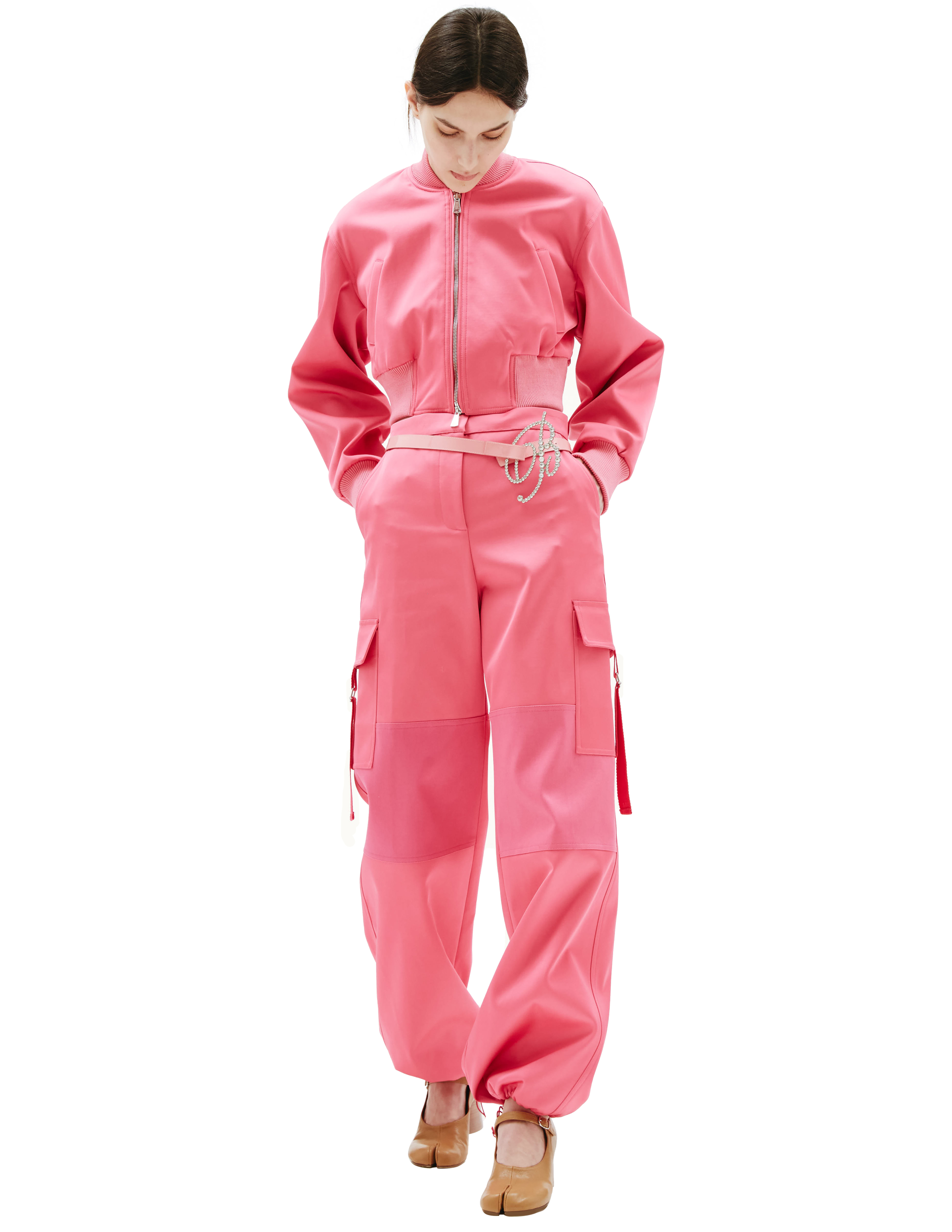 Розовые брюки-карго Blumarine 232/2P024A/N0306, размер 38 232/2P024A/N0306 - фото 2