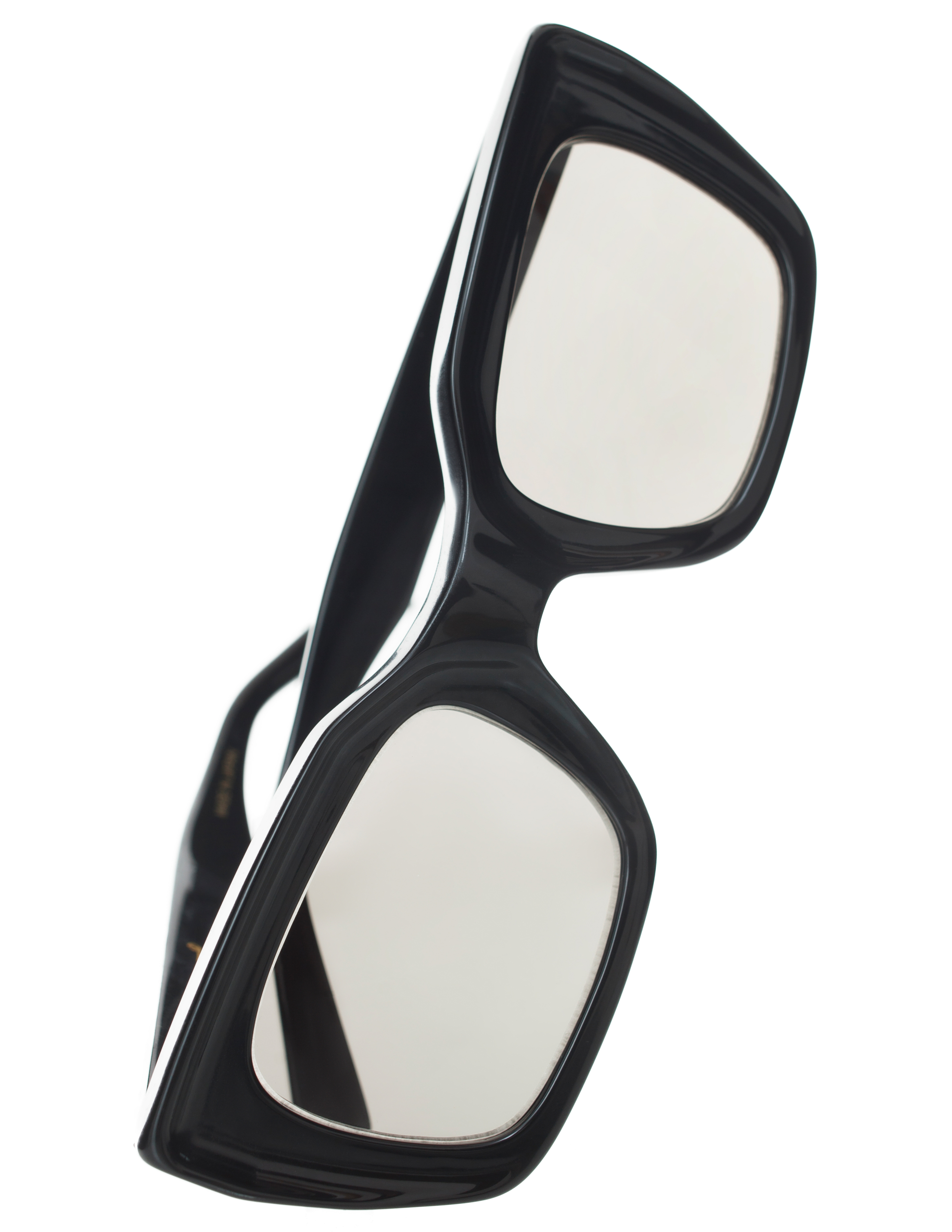 Солнцезащитные очки с прямоугольной оправой Undercover UC1C4E01/BLACK, размер One Size UC1C4E01/BLACK - фото 1