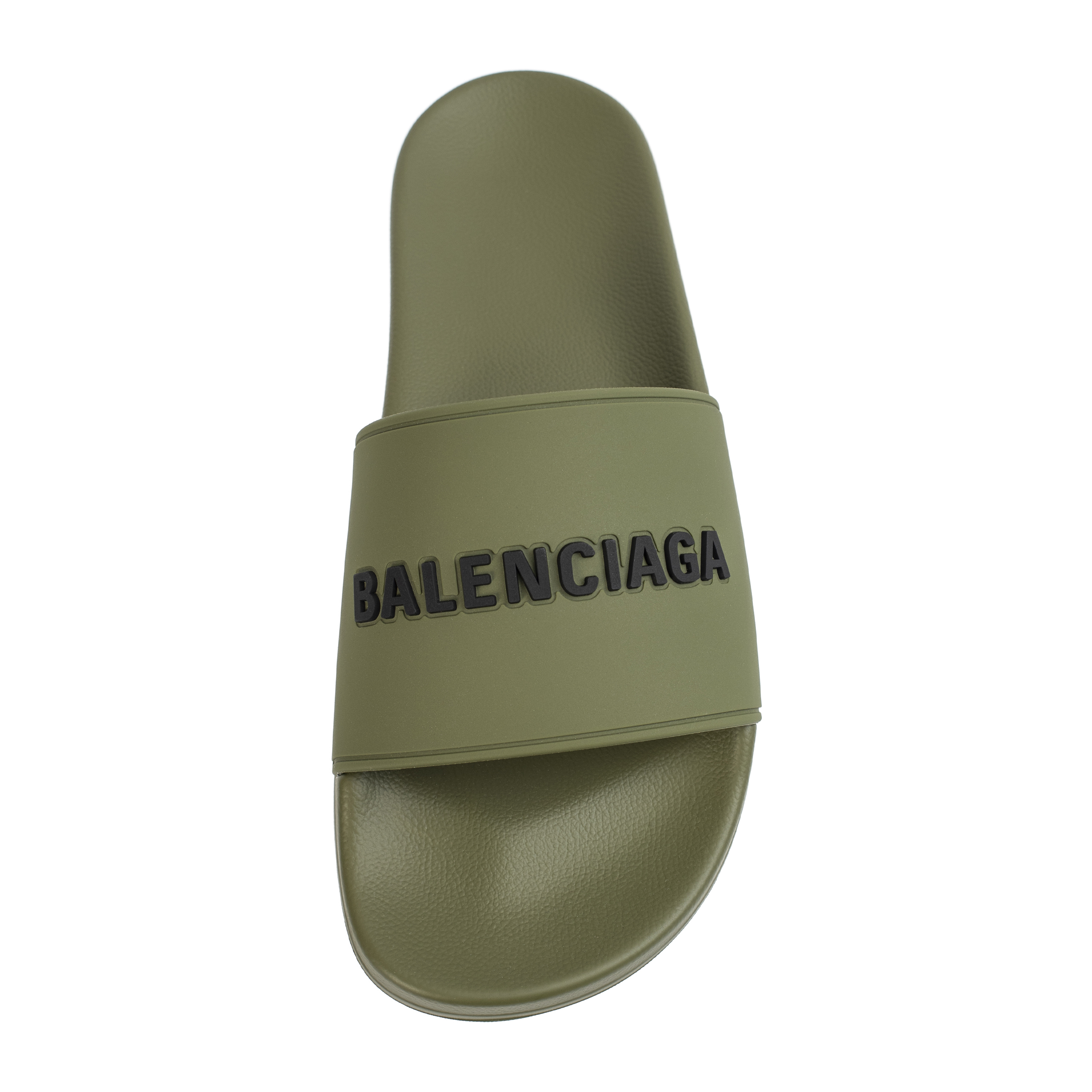 Резиновые шлепанцы Pool с логотипом - Balenciaga 565826/W1S80/3310 Фото 3